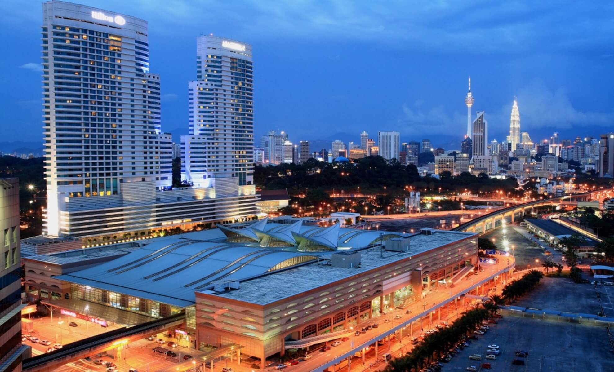 La gare de Kuala Lumpur Sentral, Kuala Lumpur, Malaisie