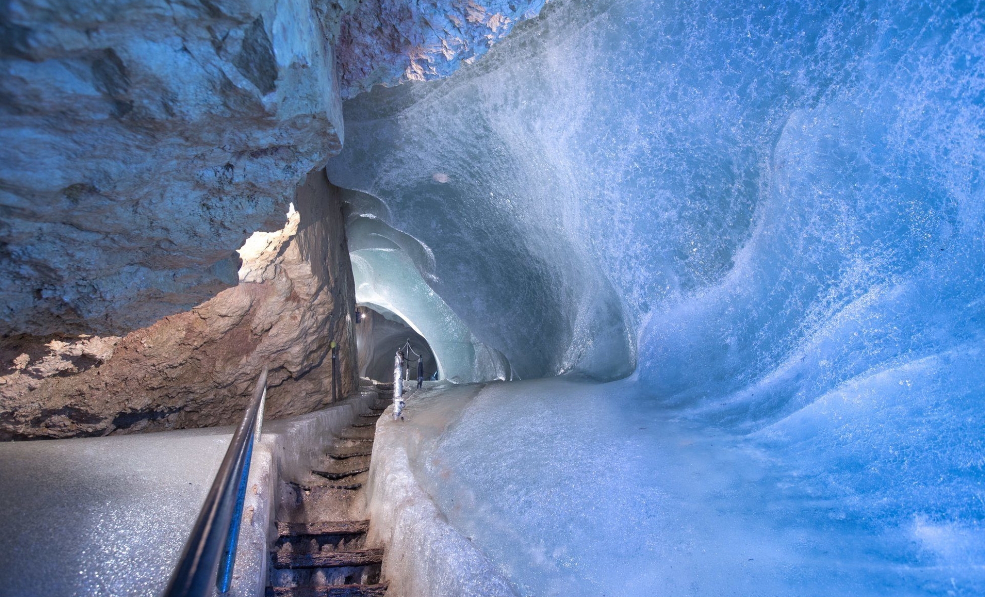 La grotte de glace d’Eisriesenwelt, Werfen en Autriche