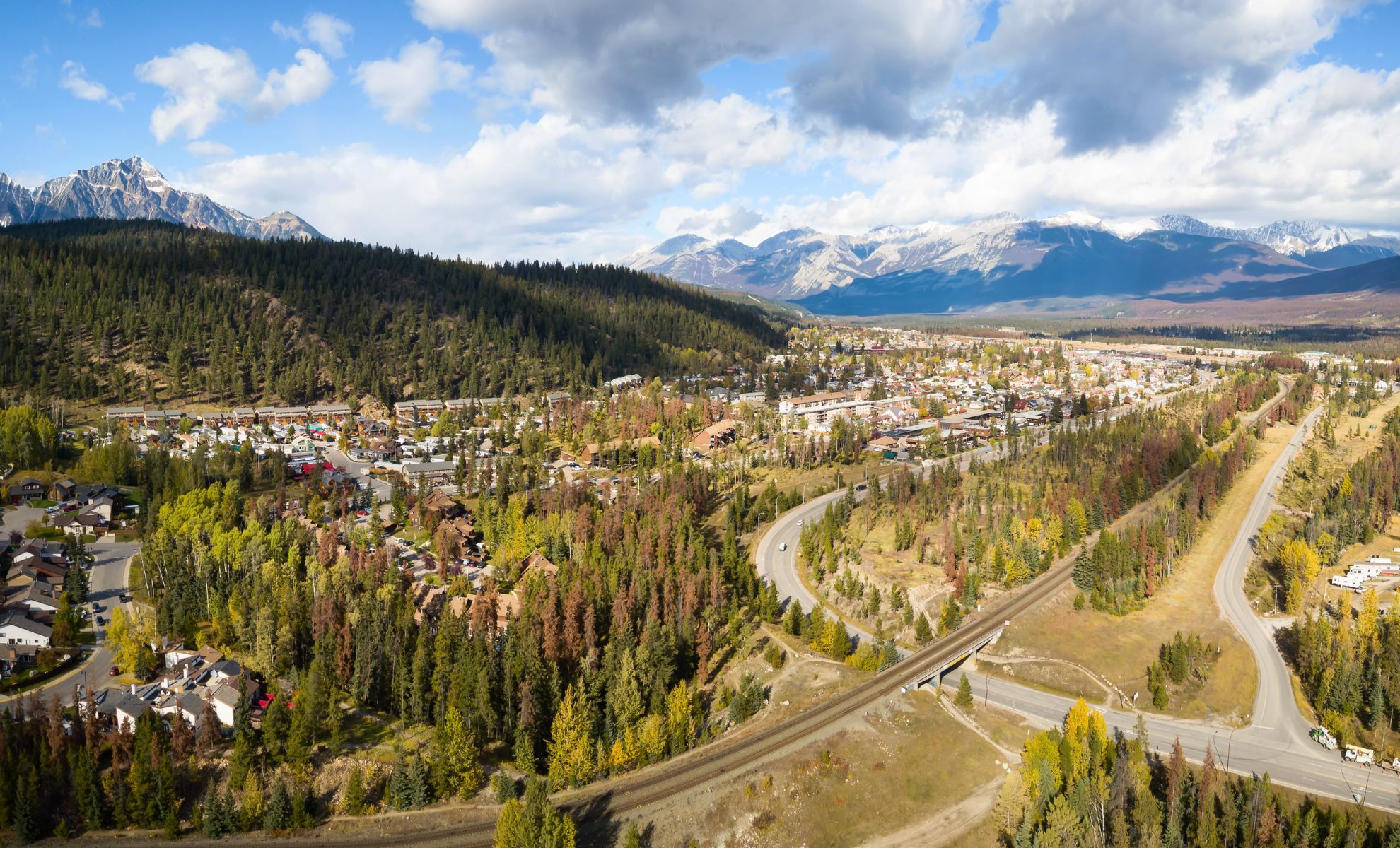 La ville de Jasper , Canada