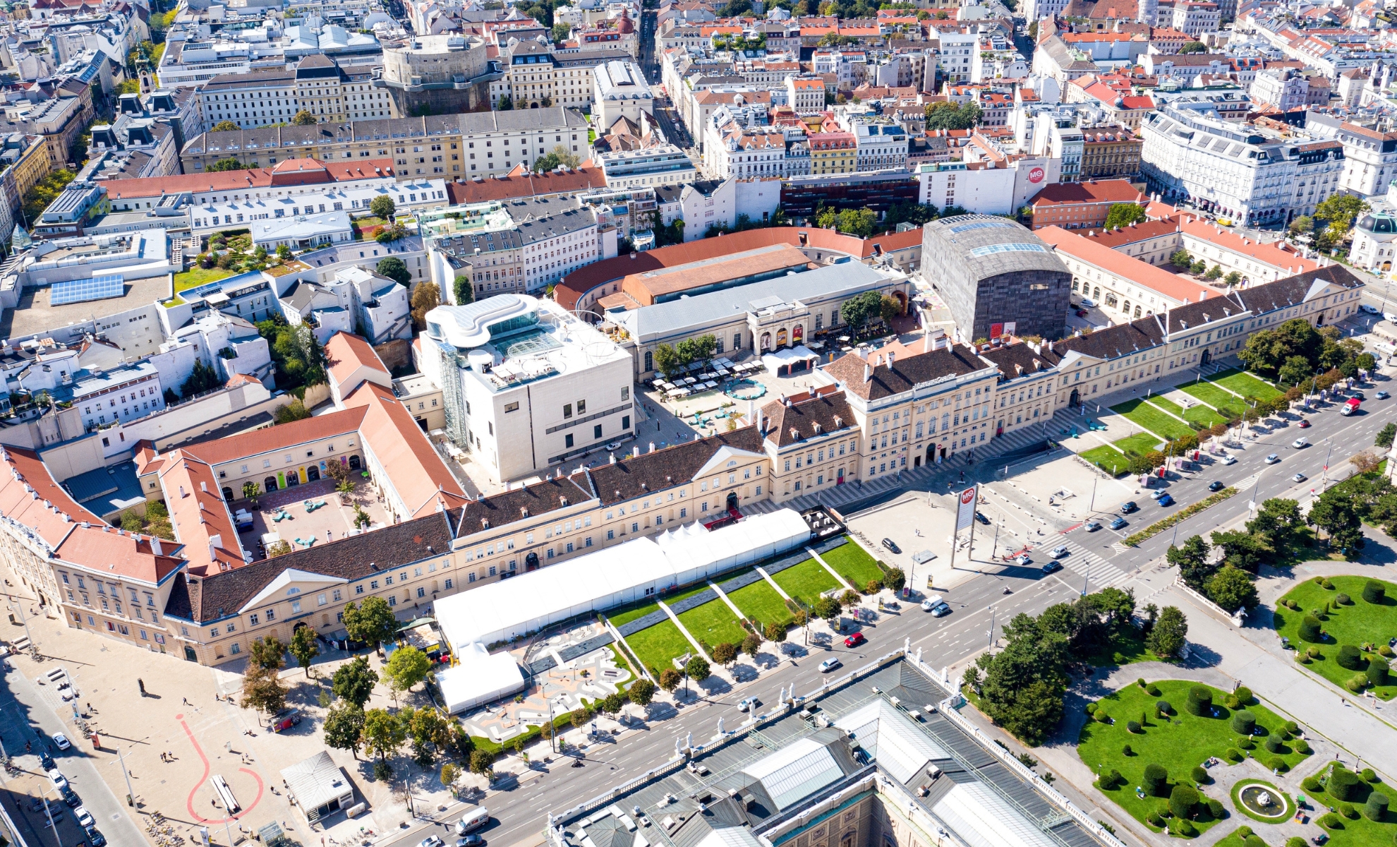 Le Museumsquartier, Vienne en Autriche