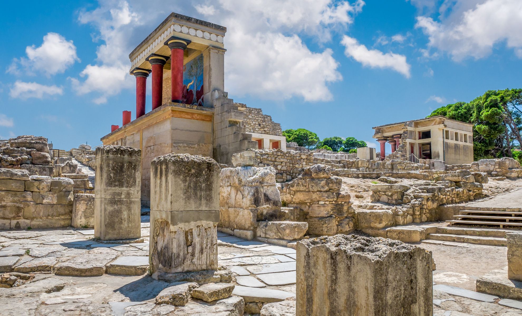 Le Palais de Knossos, Héraklion, Grèce