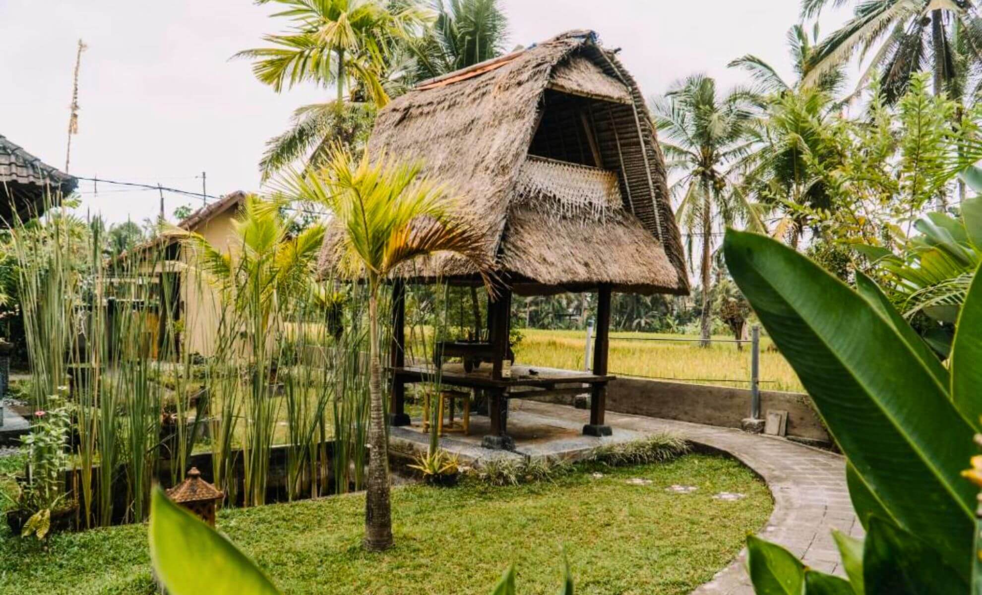 Le Rice Field House, Bali, Indonésie