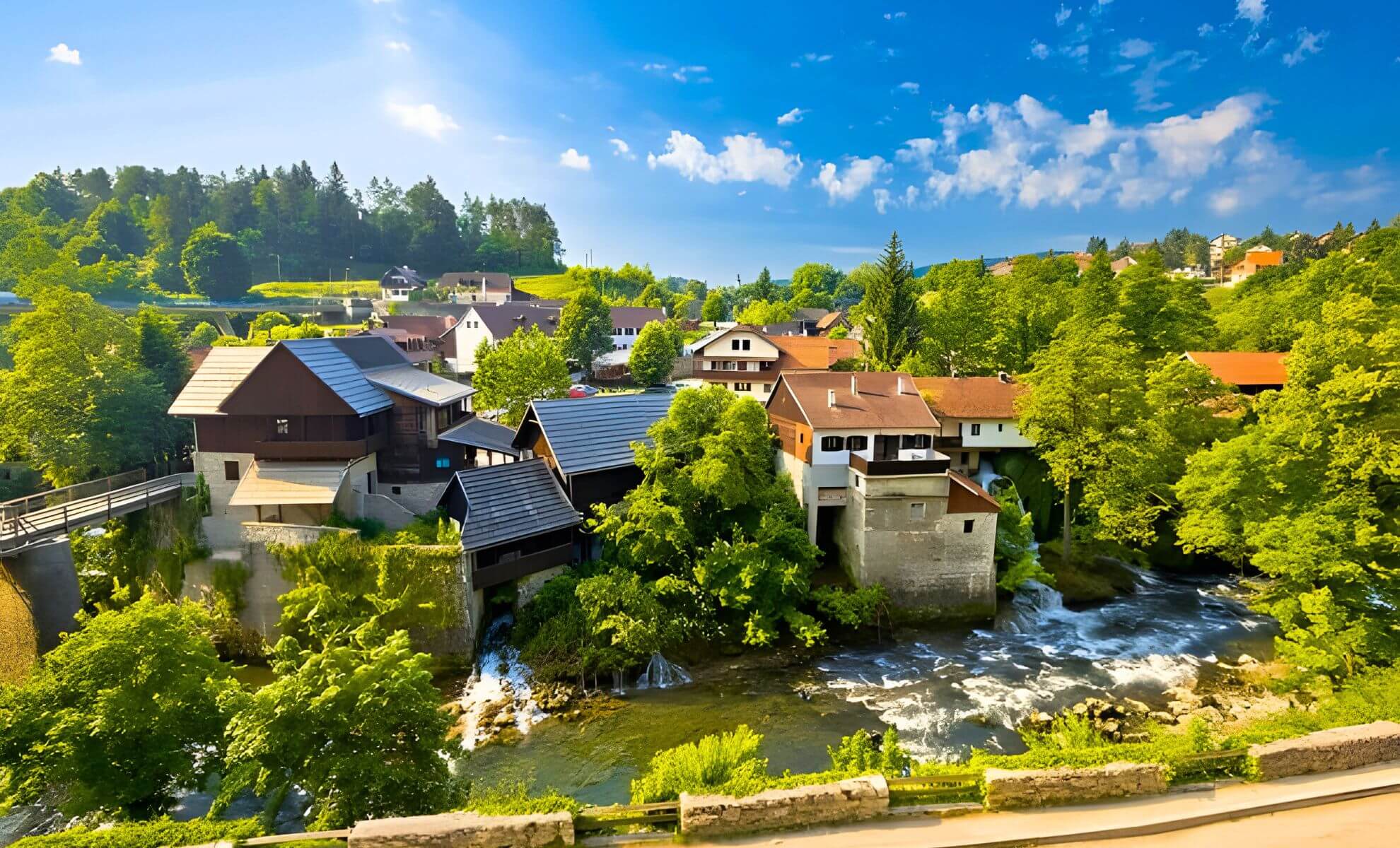 Le Village Slunj, Croatie