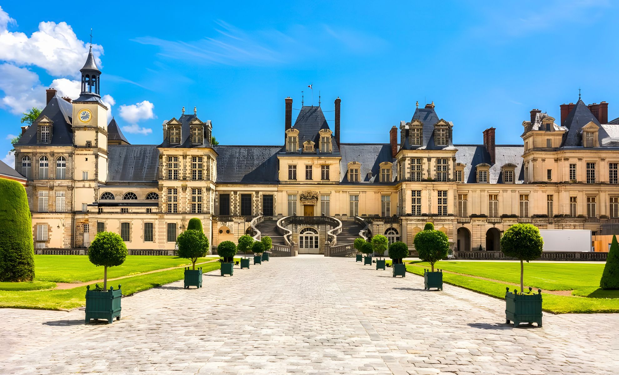 Le château de Fontainebleau, Seine-et-Marne, France
