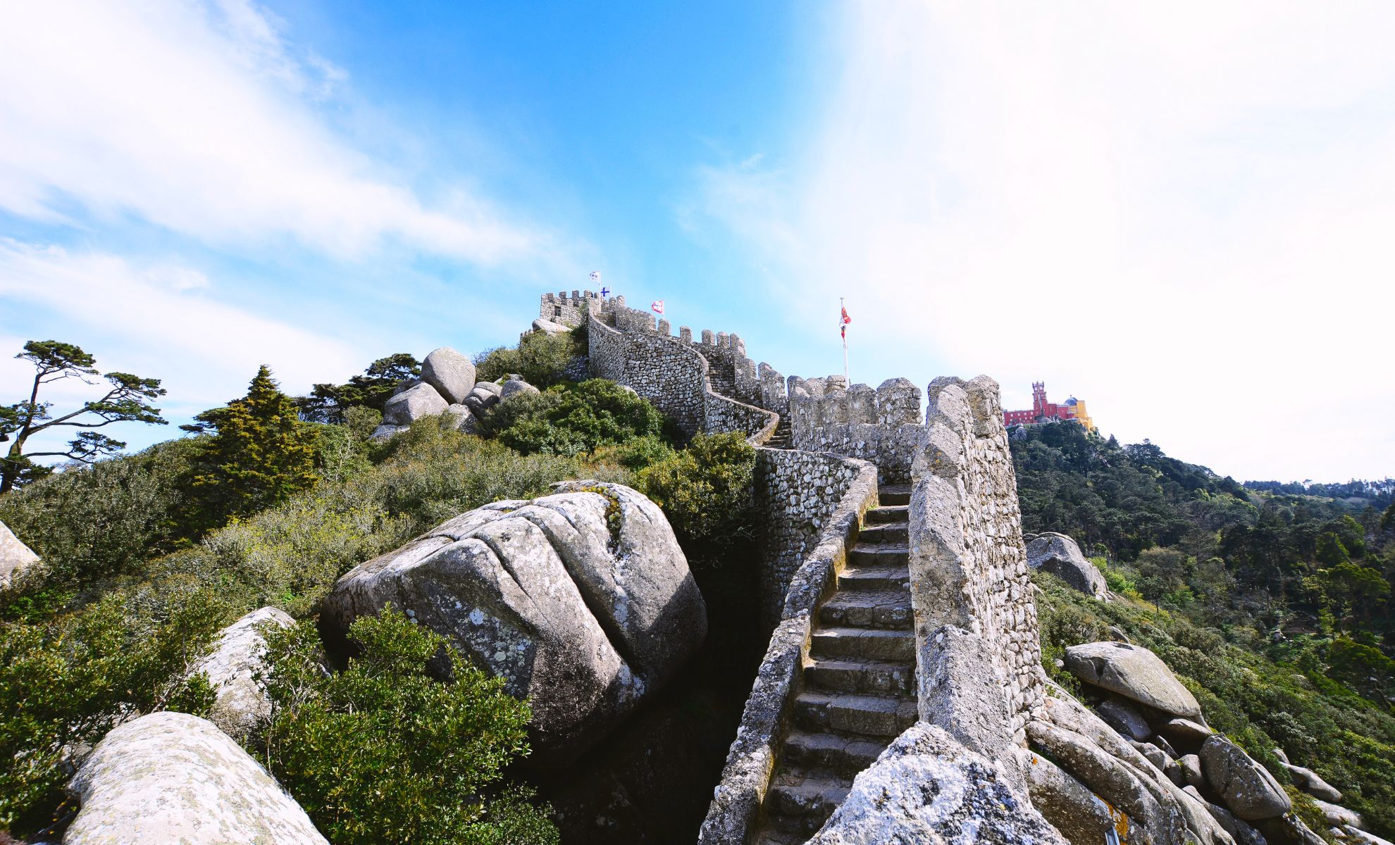 Le château des Maures à Sintra, Portugal