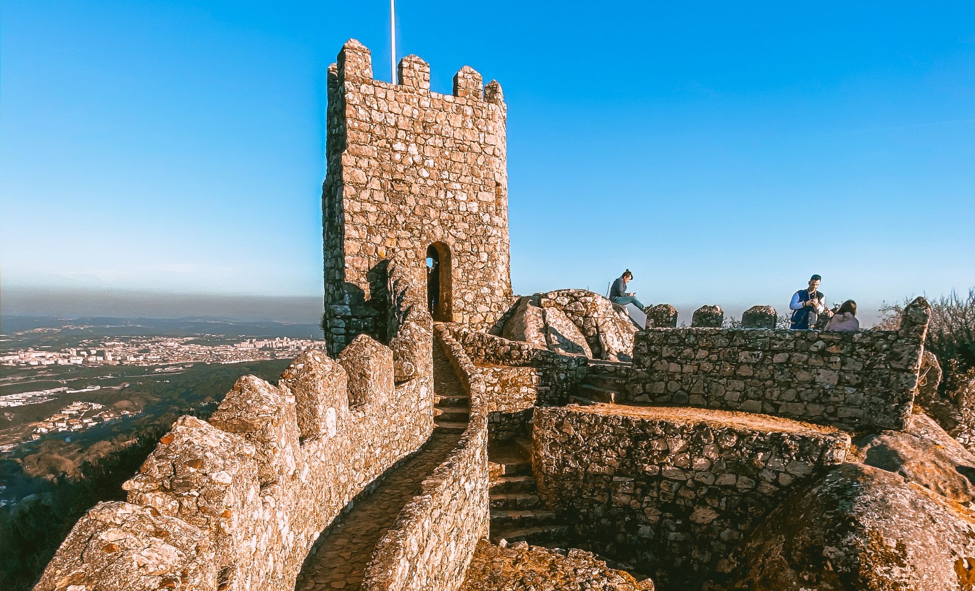 Le château des Maures à Sintra, Portugal