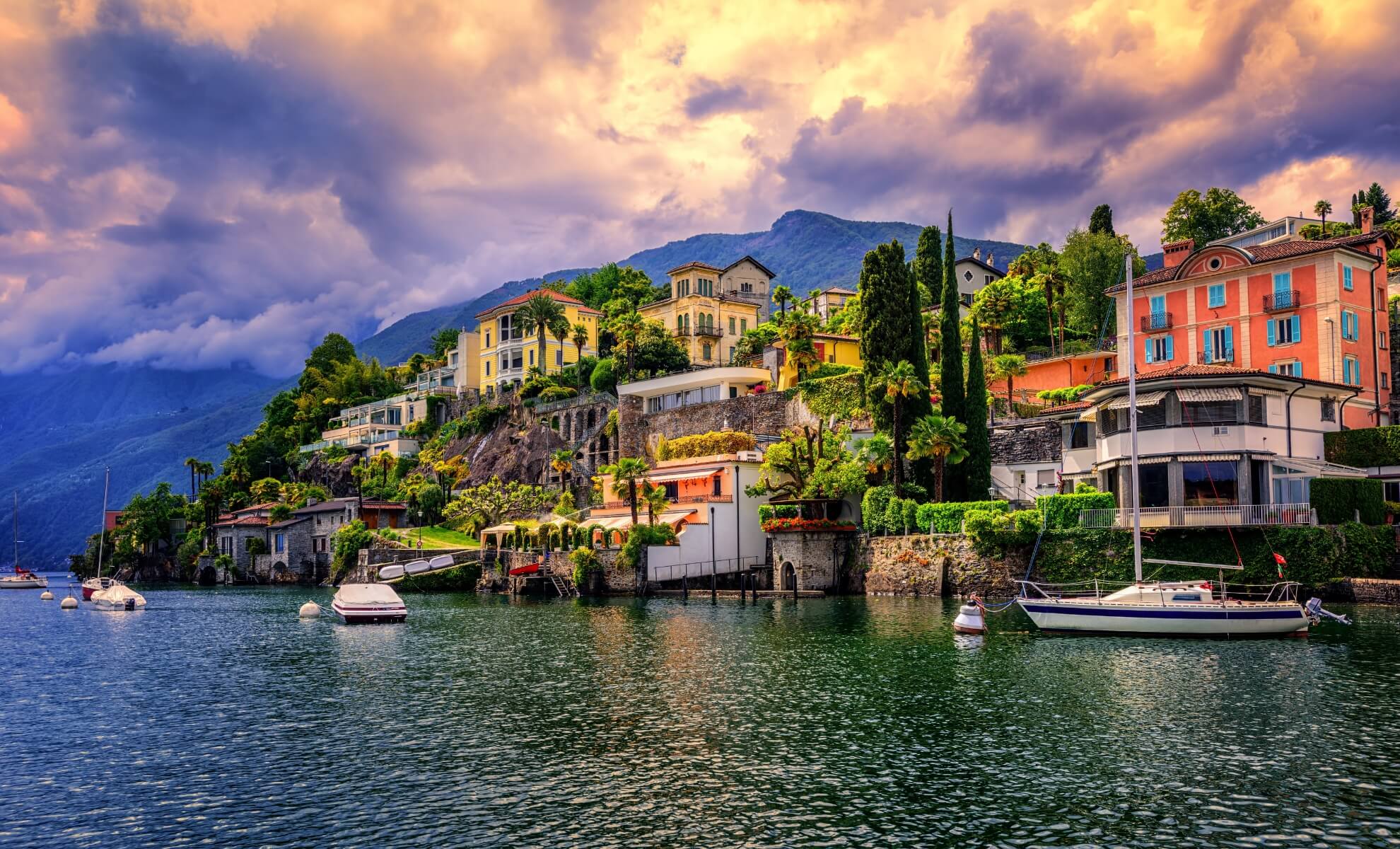 Le lac Majeur en Italie