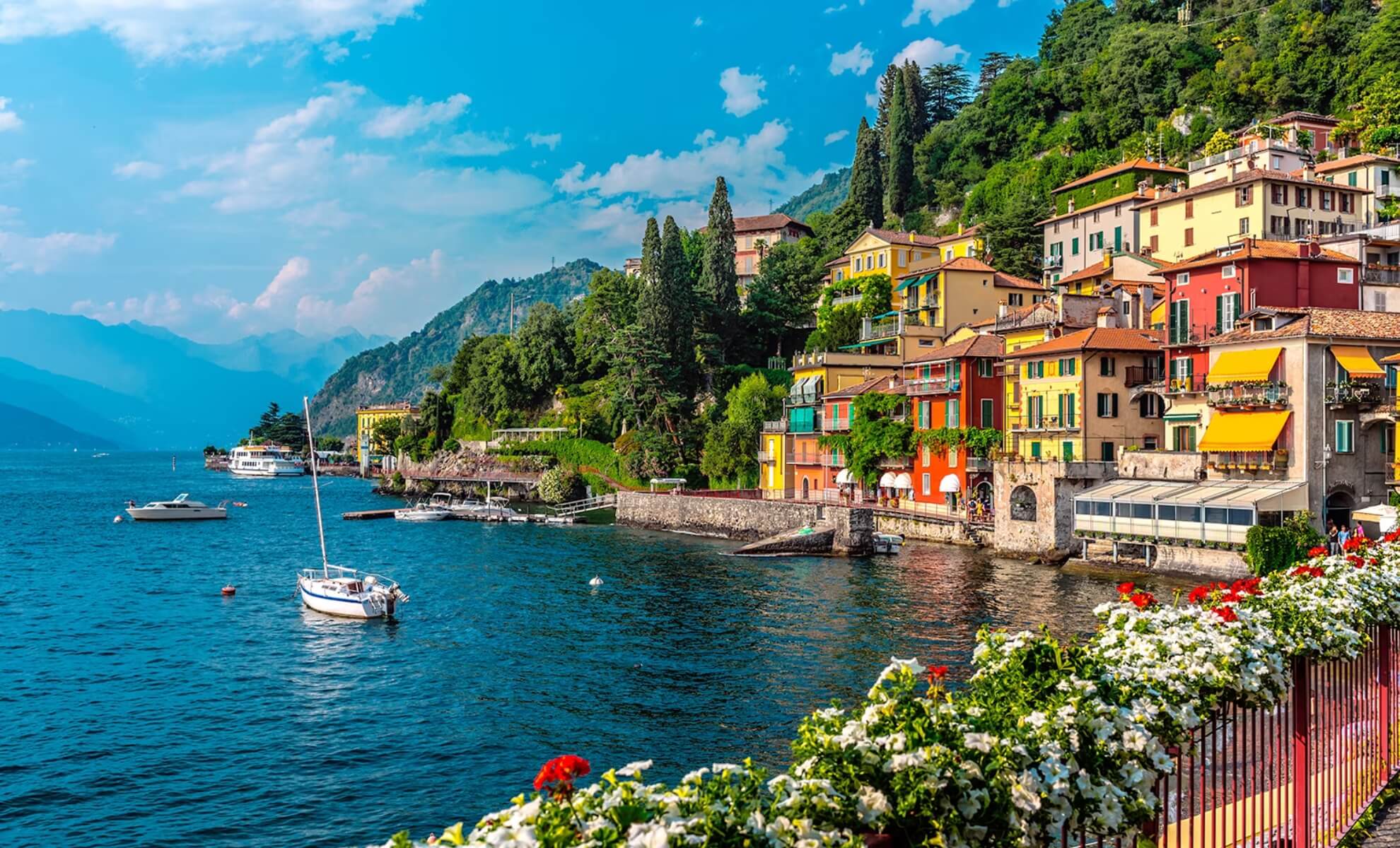 Le lac de Côme en Italie