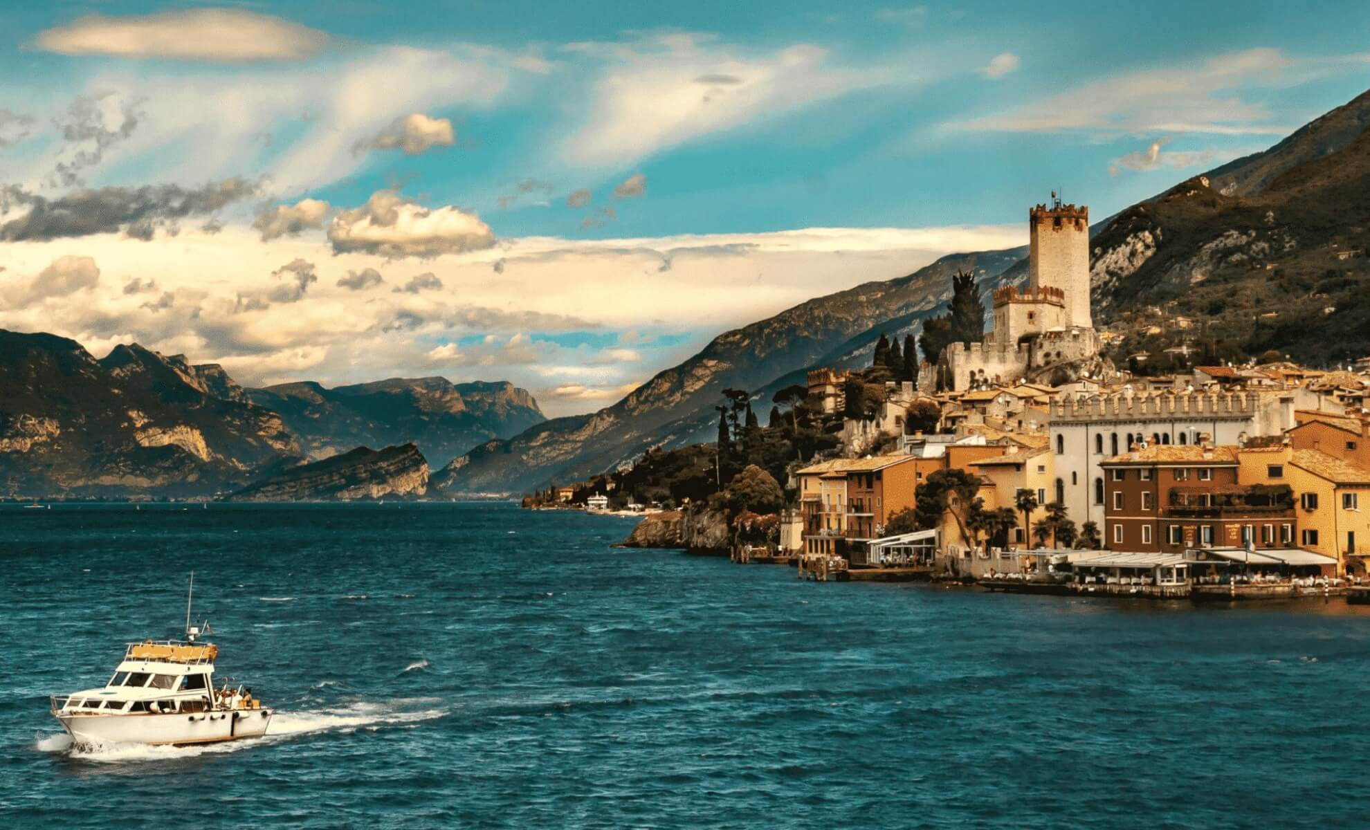 Le lac de Garde en Italie