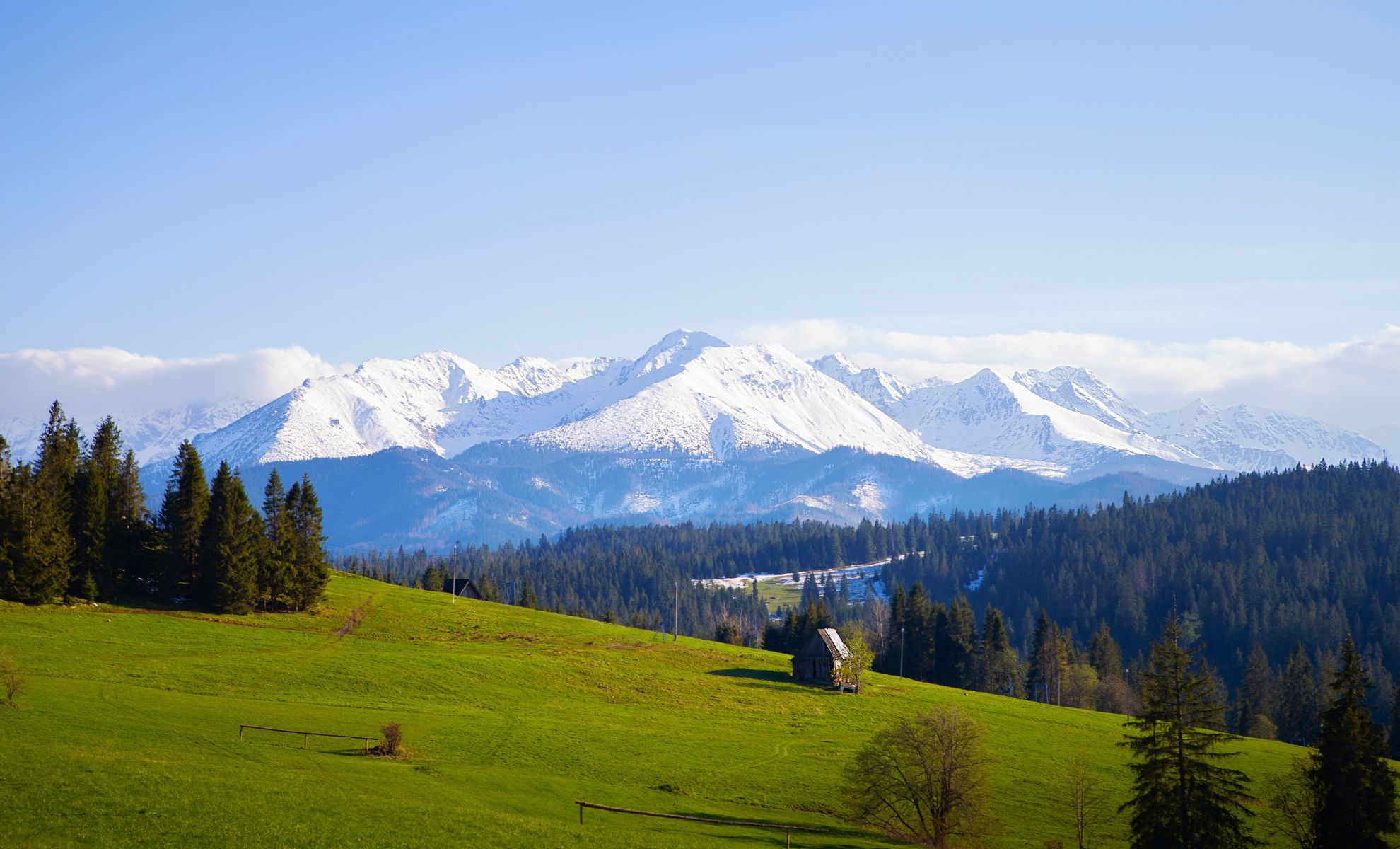 Le massif montagneux des Hautes Tatras, Slovaquie