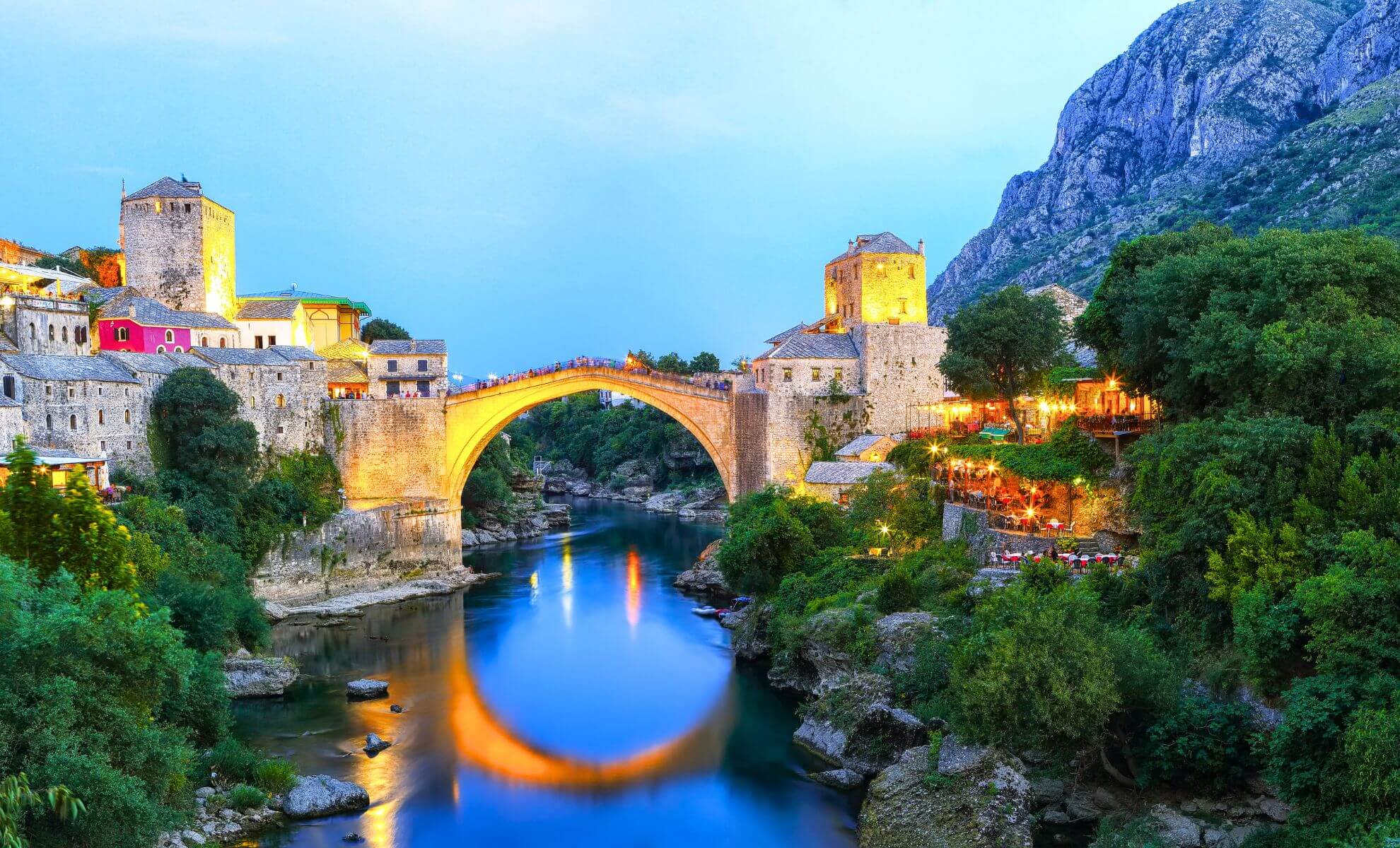 Le pont de Mostar, Bosnie-Herzégovine