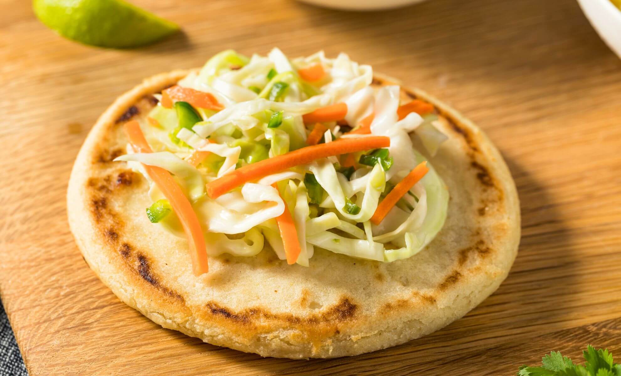 Le pupusa spécialité Salvadorienne