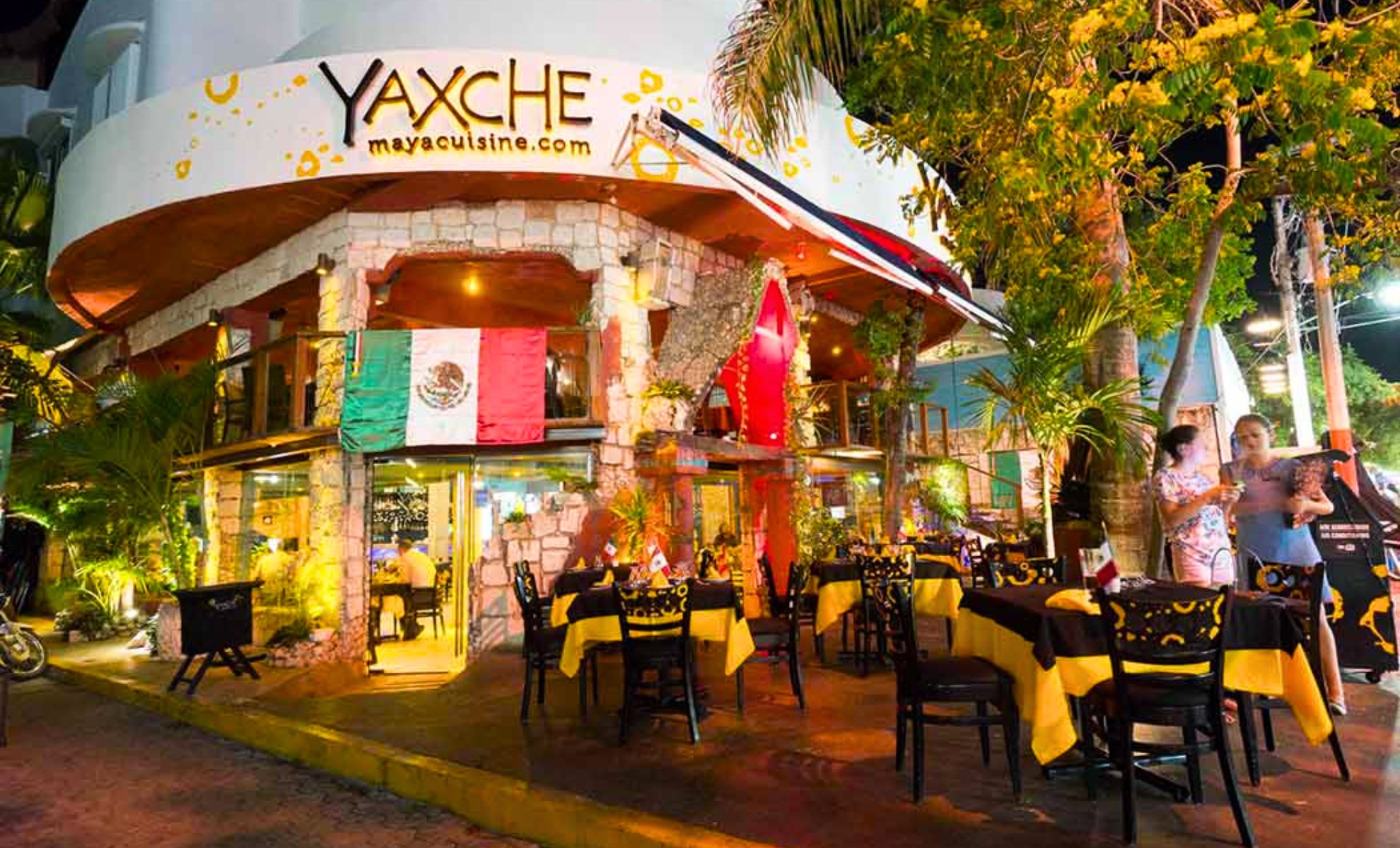Le restaurant Yaxche maya cuisine, Playa Del Carmen, Mexique