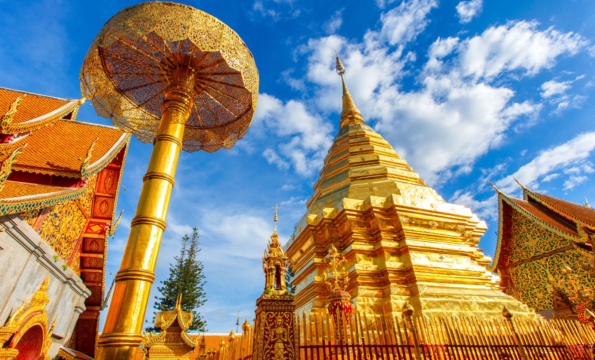 Le temple Wat Phra That Doi Suthep, Thaïlande