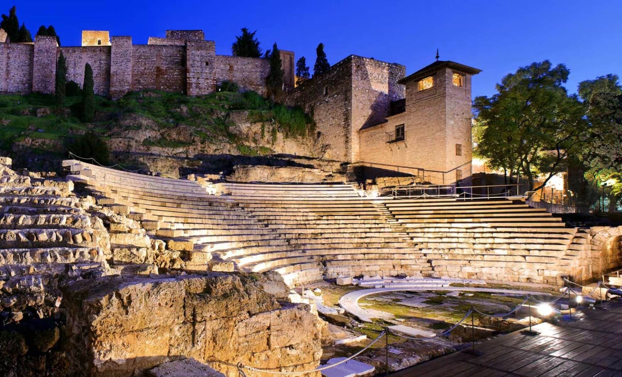 Le théâtre romain de Malaga, Espagne