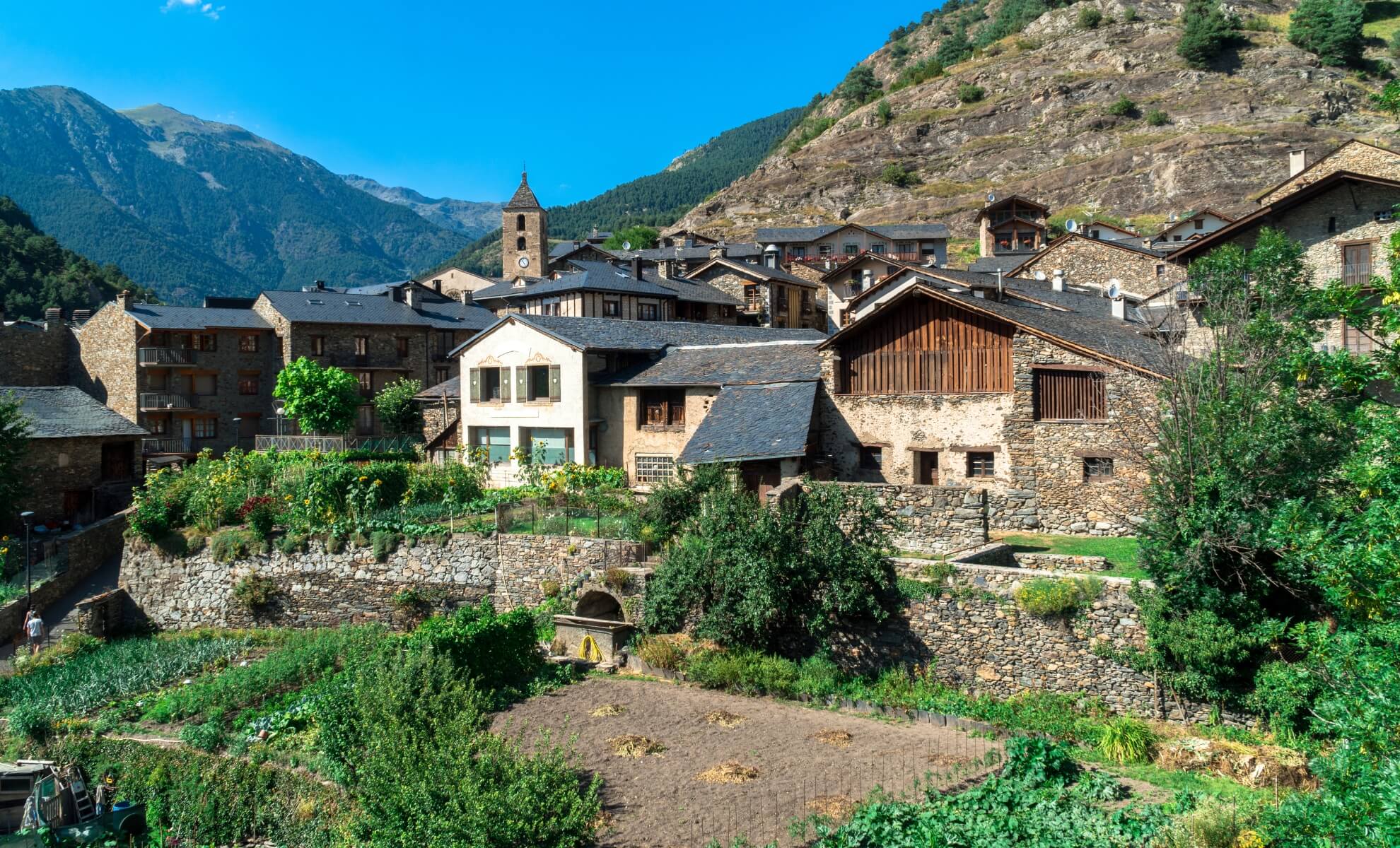 Le village Ordino, Andorre en France