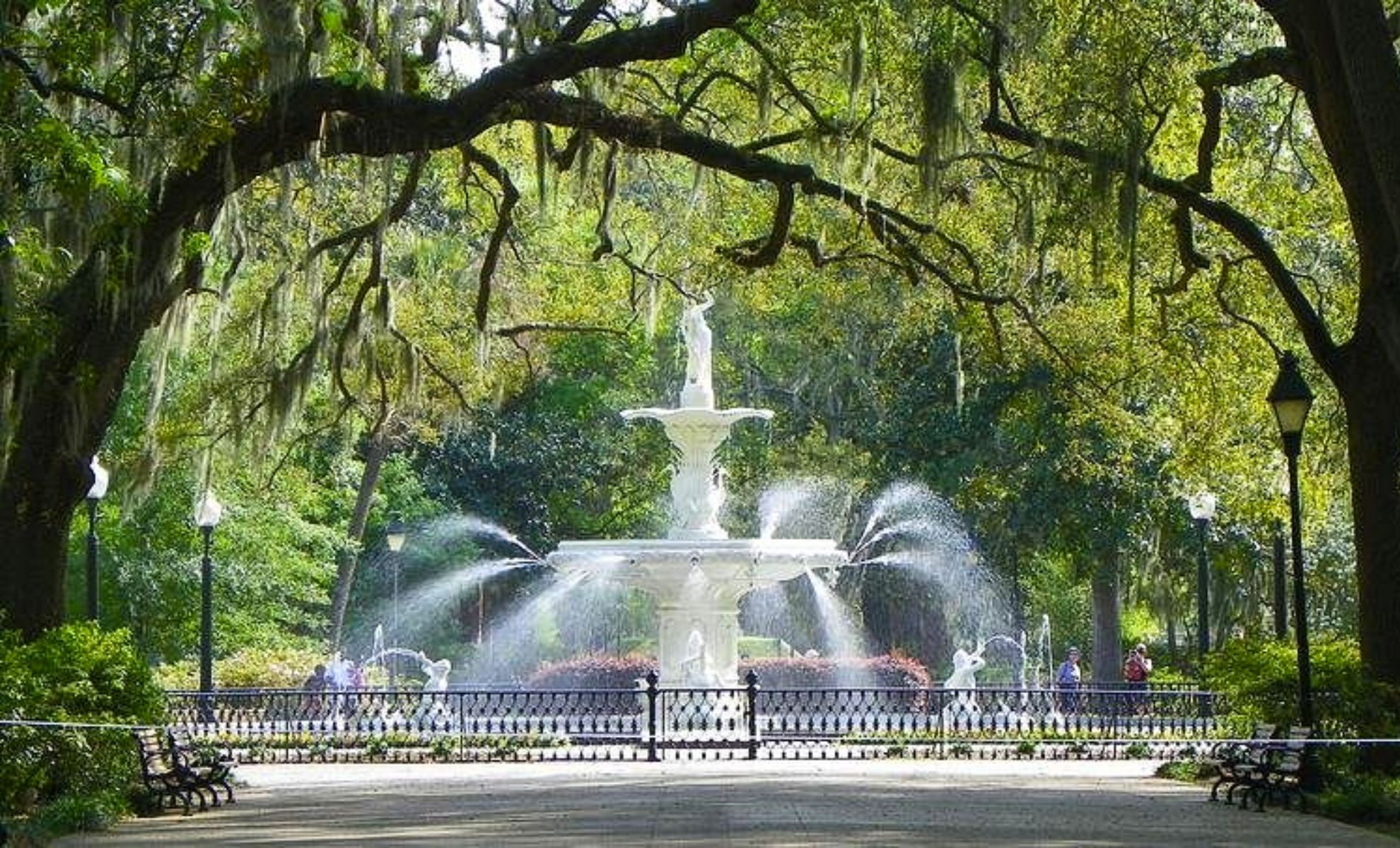 Parc Forsyth, Savannah, Géorgie ,États-Unis