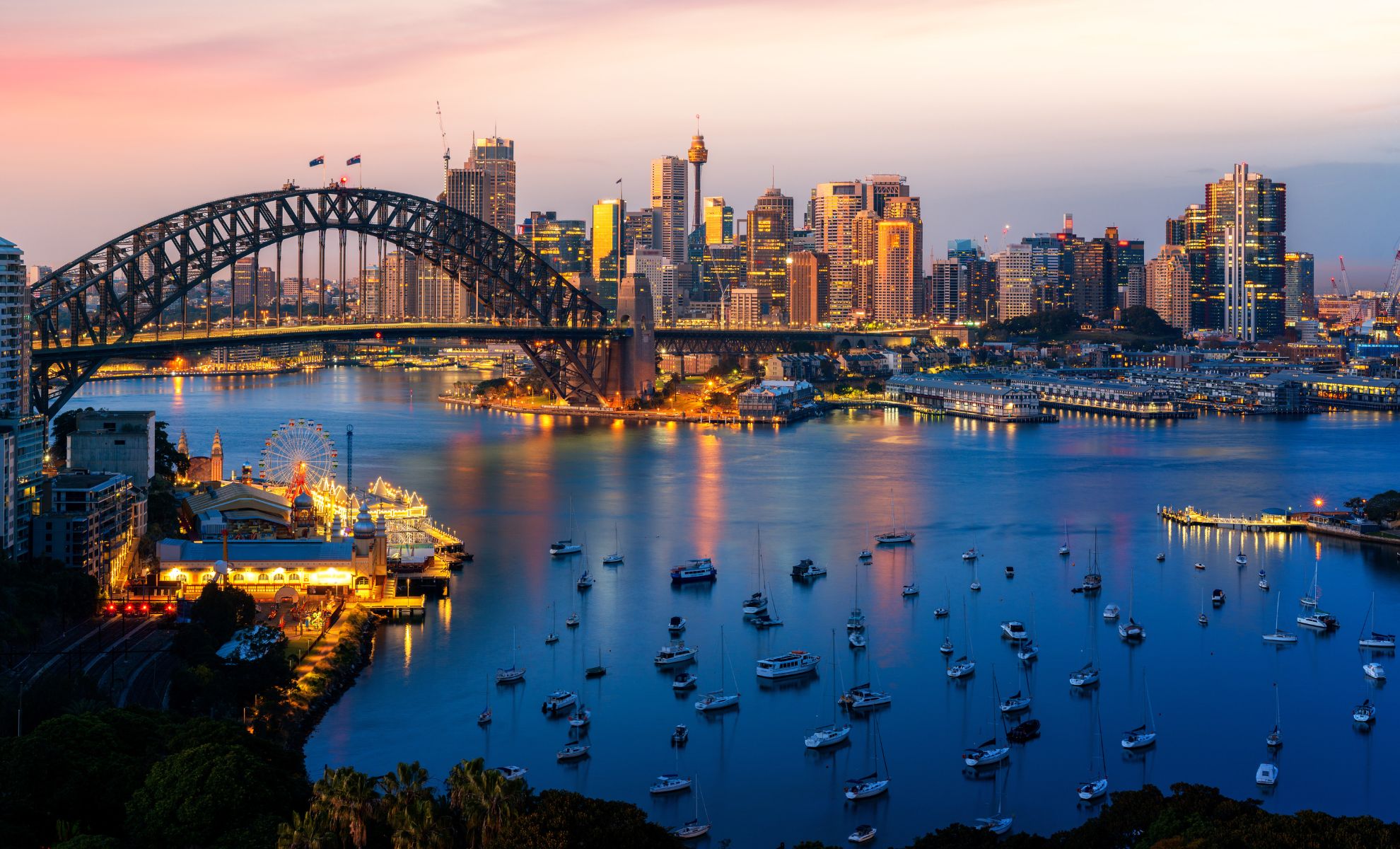 Parcourir le pont de Sydney, Australie