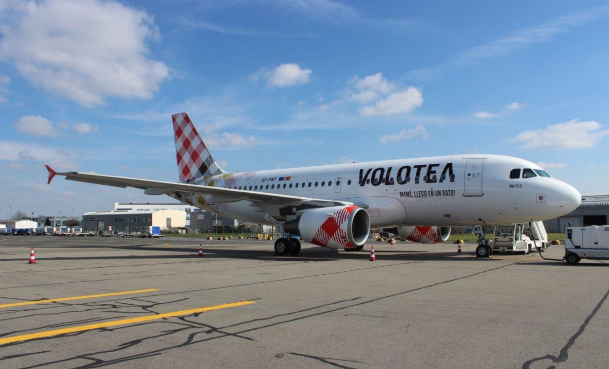 Un avion de la compagnie aérienne Volotea