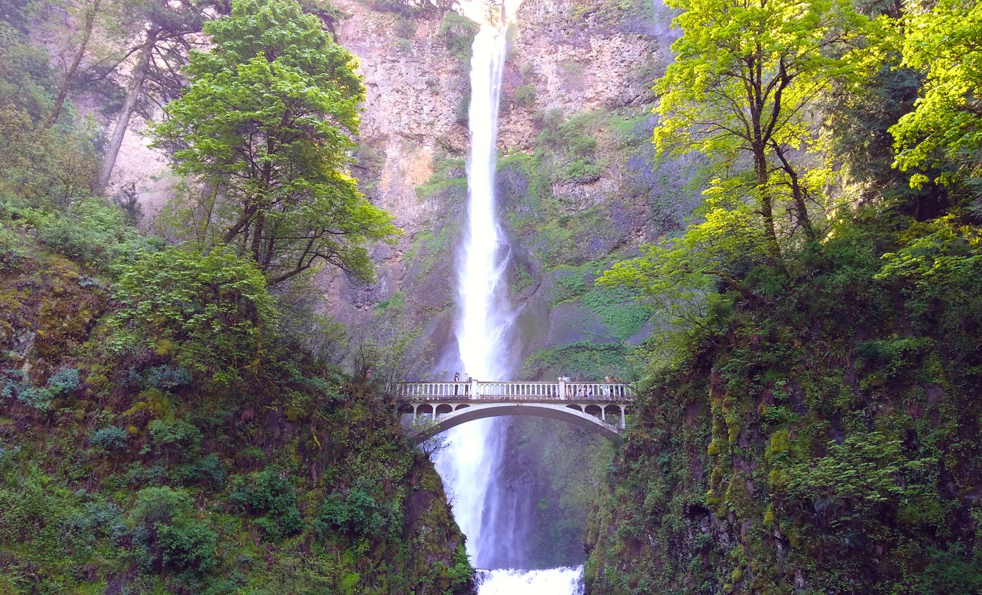 Chutes d'eau du fleuve Columbia,Oregon , États-Unis