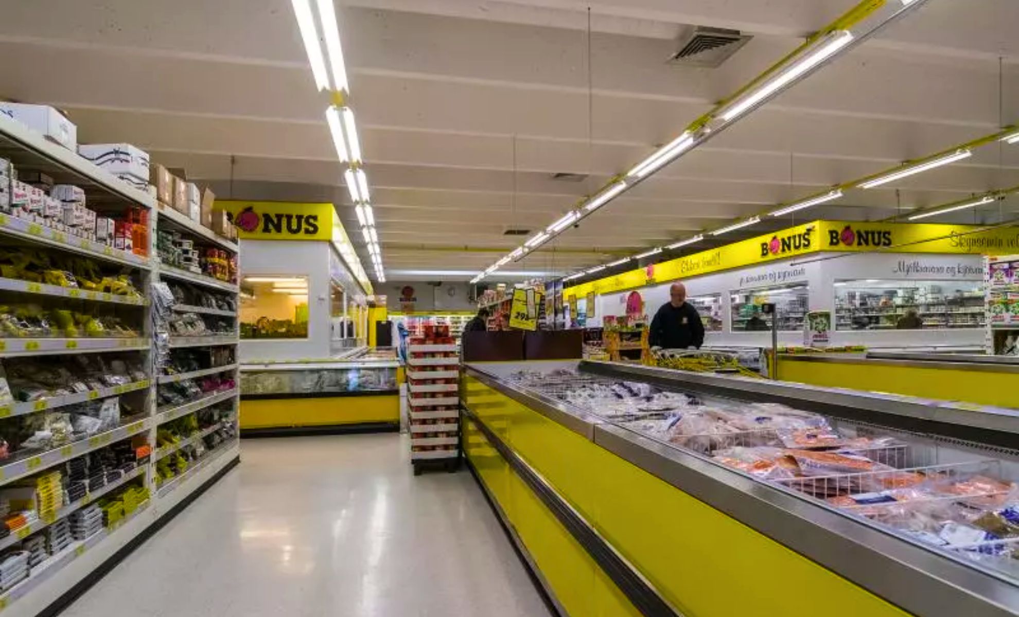 Image d'un supermarché islandais
