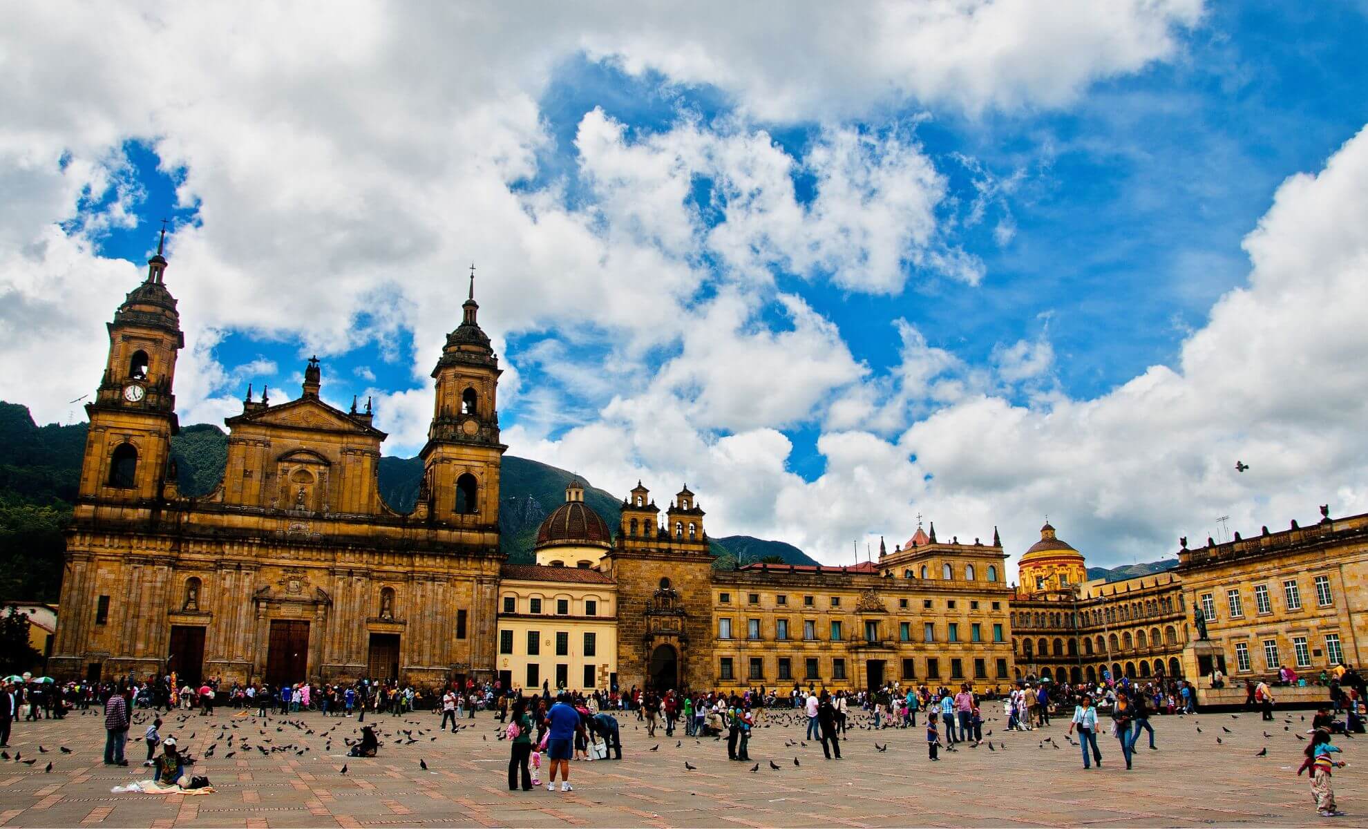 La Plaza Bolivar, Jerichó, Colombie