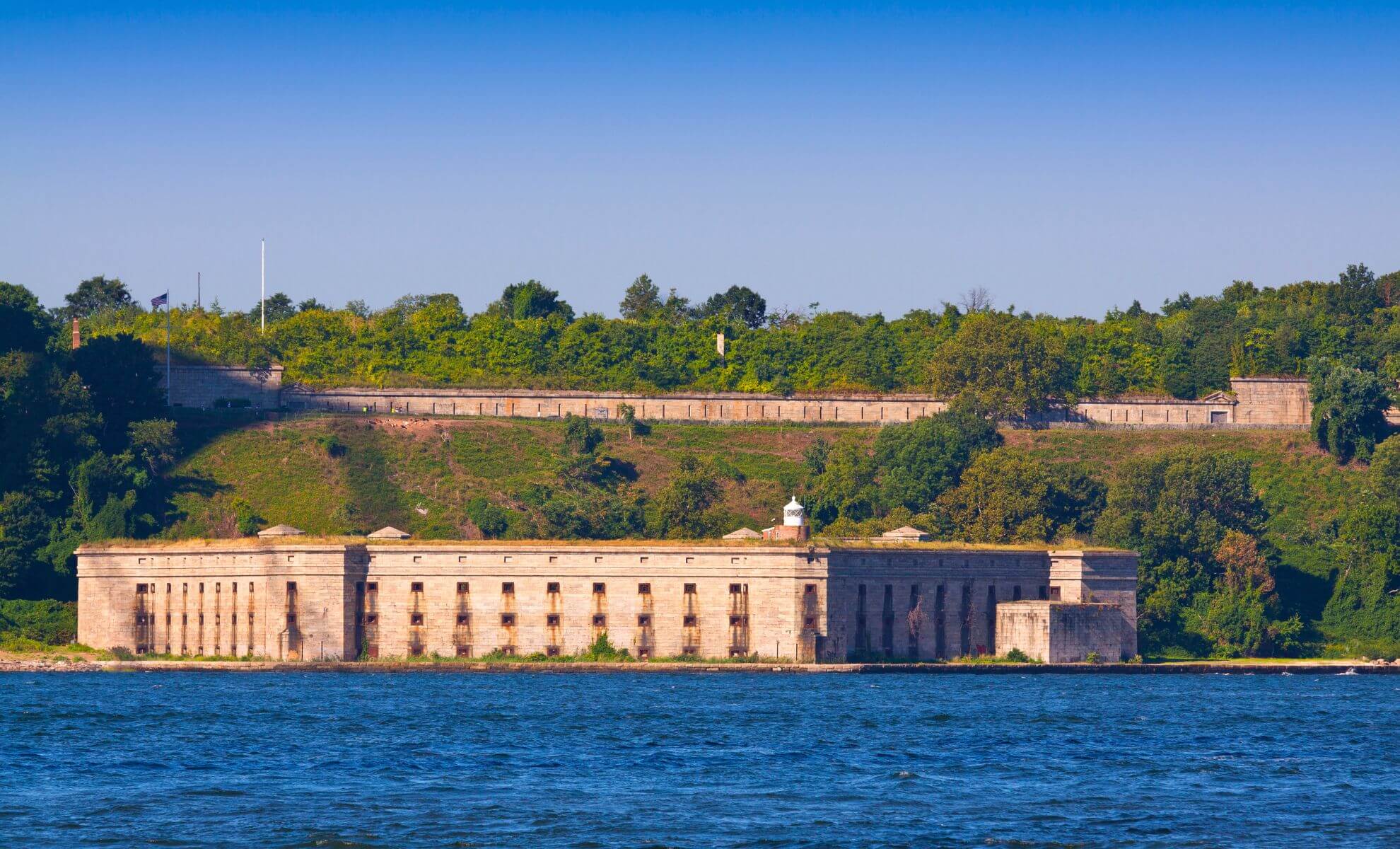 La forteresse militaire de Fort Wadsworth, New York, États-Unis