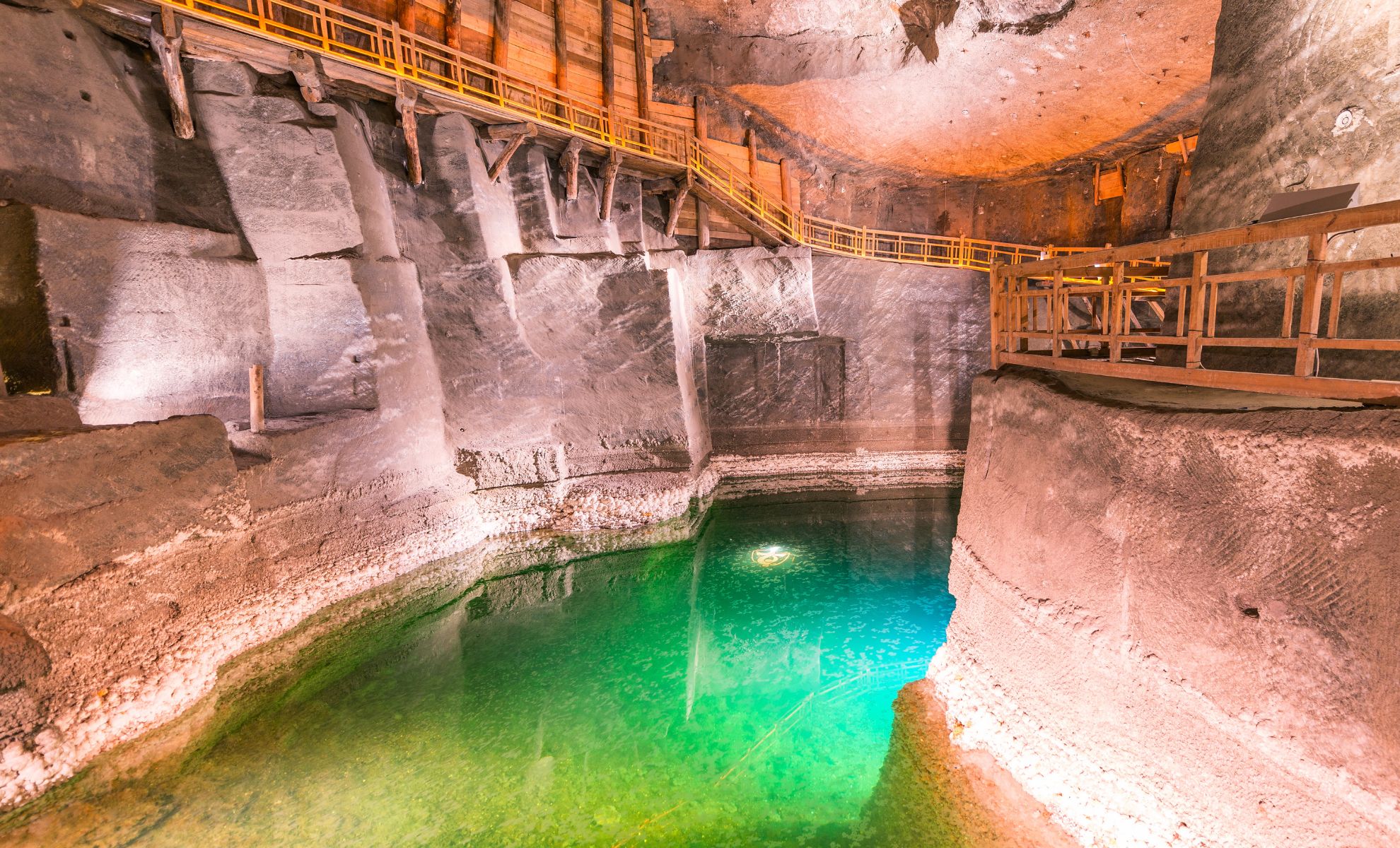 La mine de sel de Wieliczka, Pologne