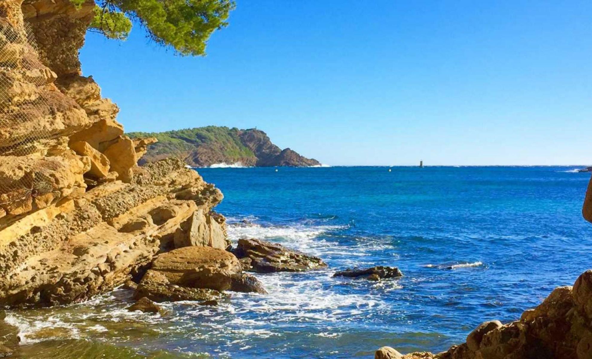 La plage de La Ciotat, Marseille, France