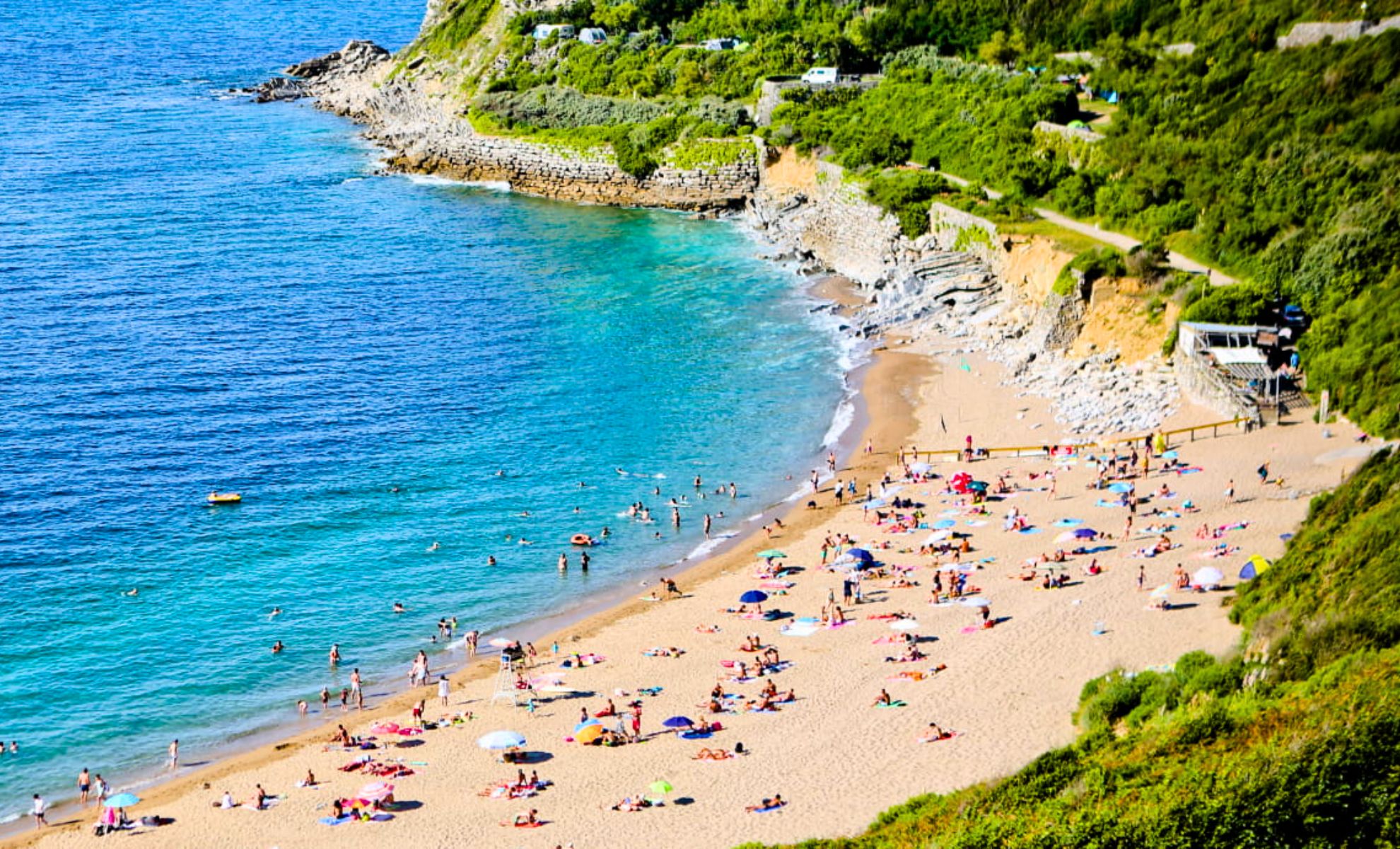 La plage de Saint-Jean-de-Luz, France