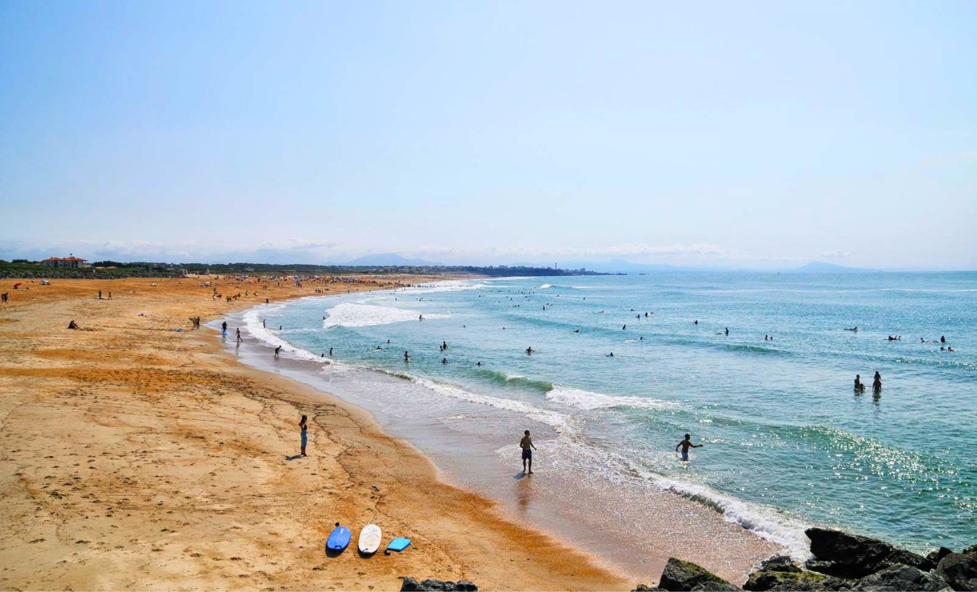 La plage des Cavaliers à Anglet, France