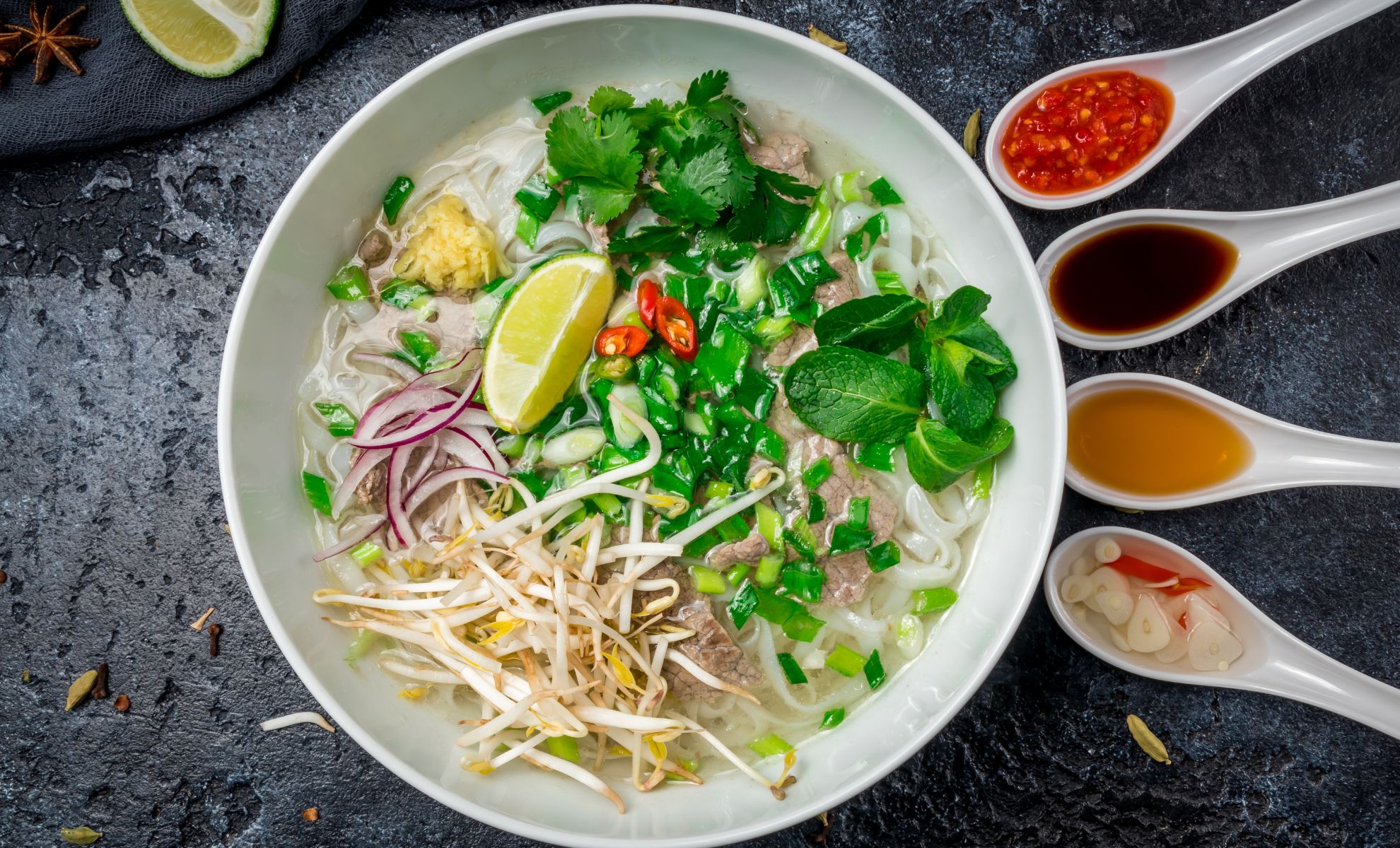 La soupe Pho bo plat vietnamien