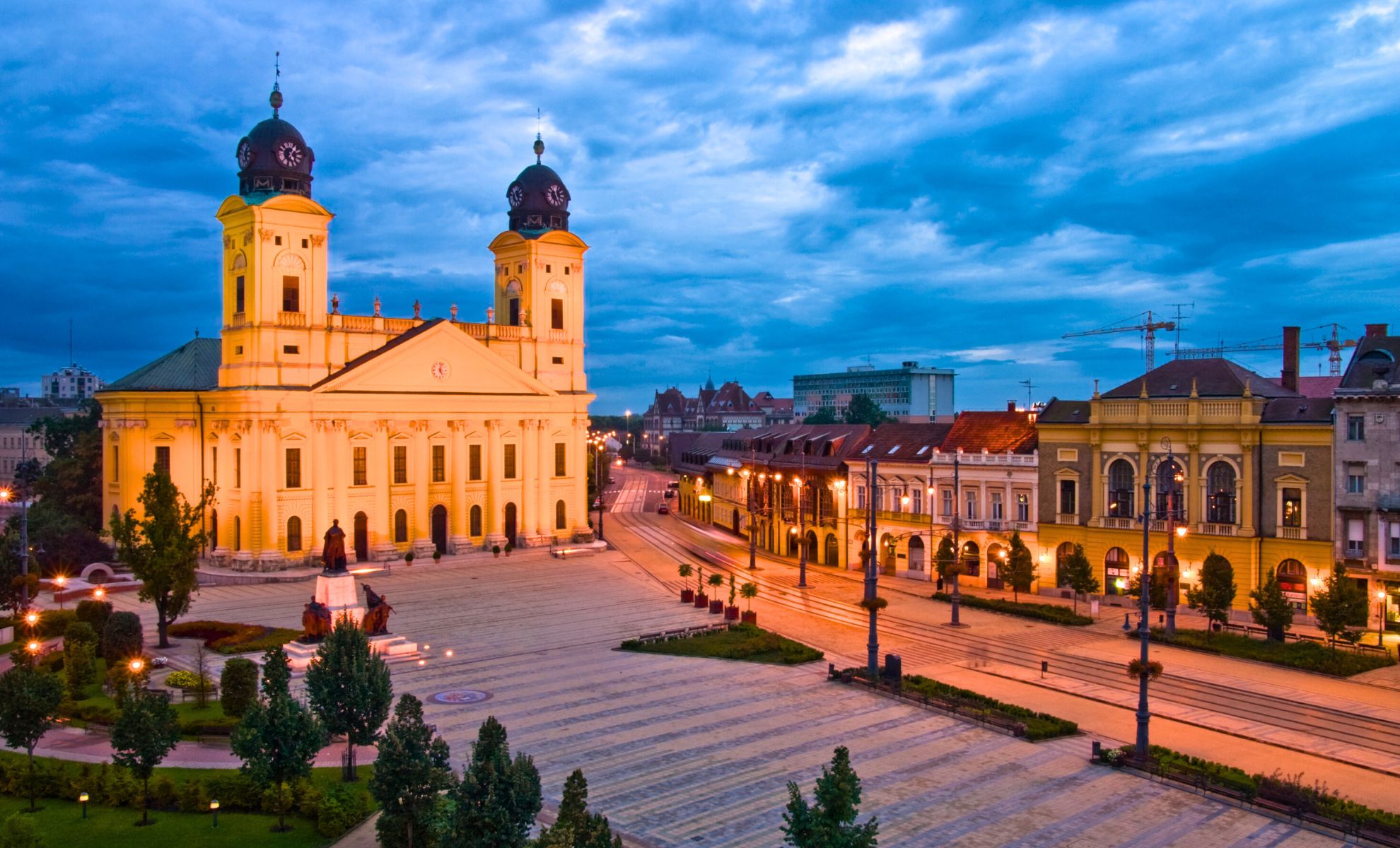 La ville de Debrecen, Hongrie