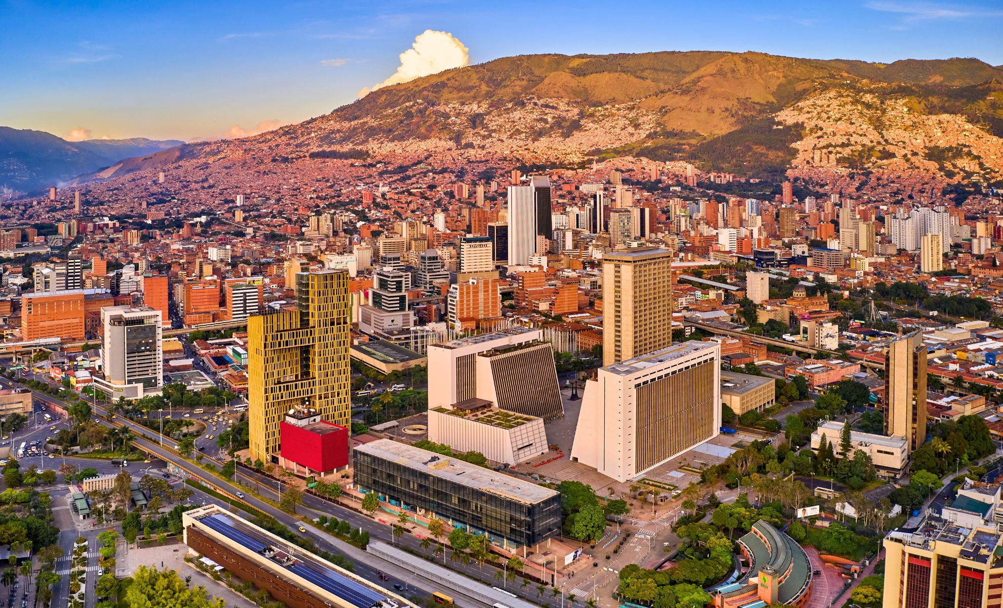 La ville de Medellín, Colombie