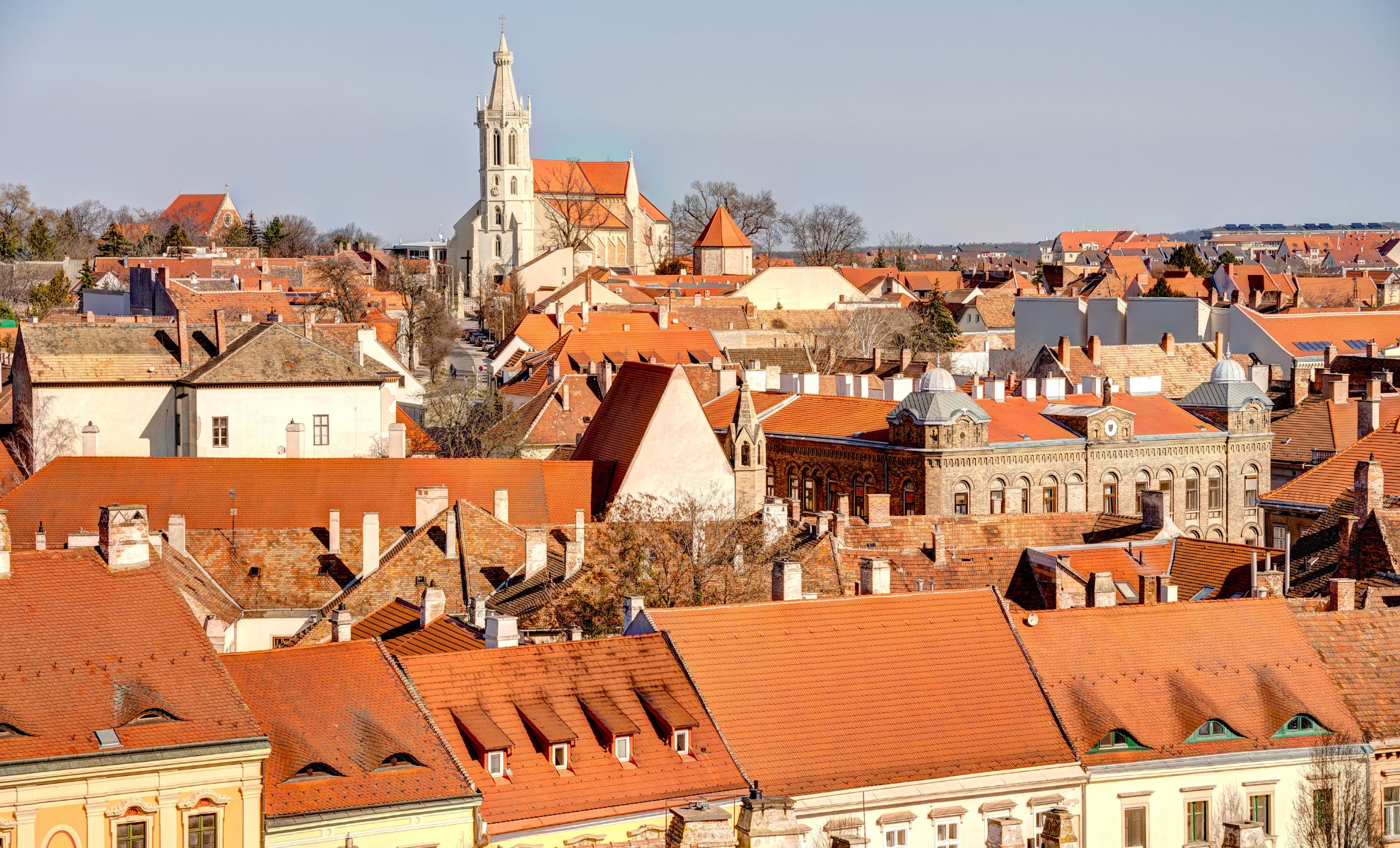 La ville de Sopron, Hongrie