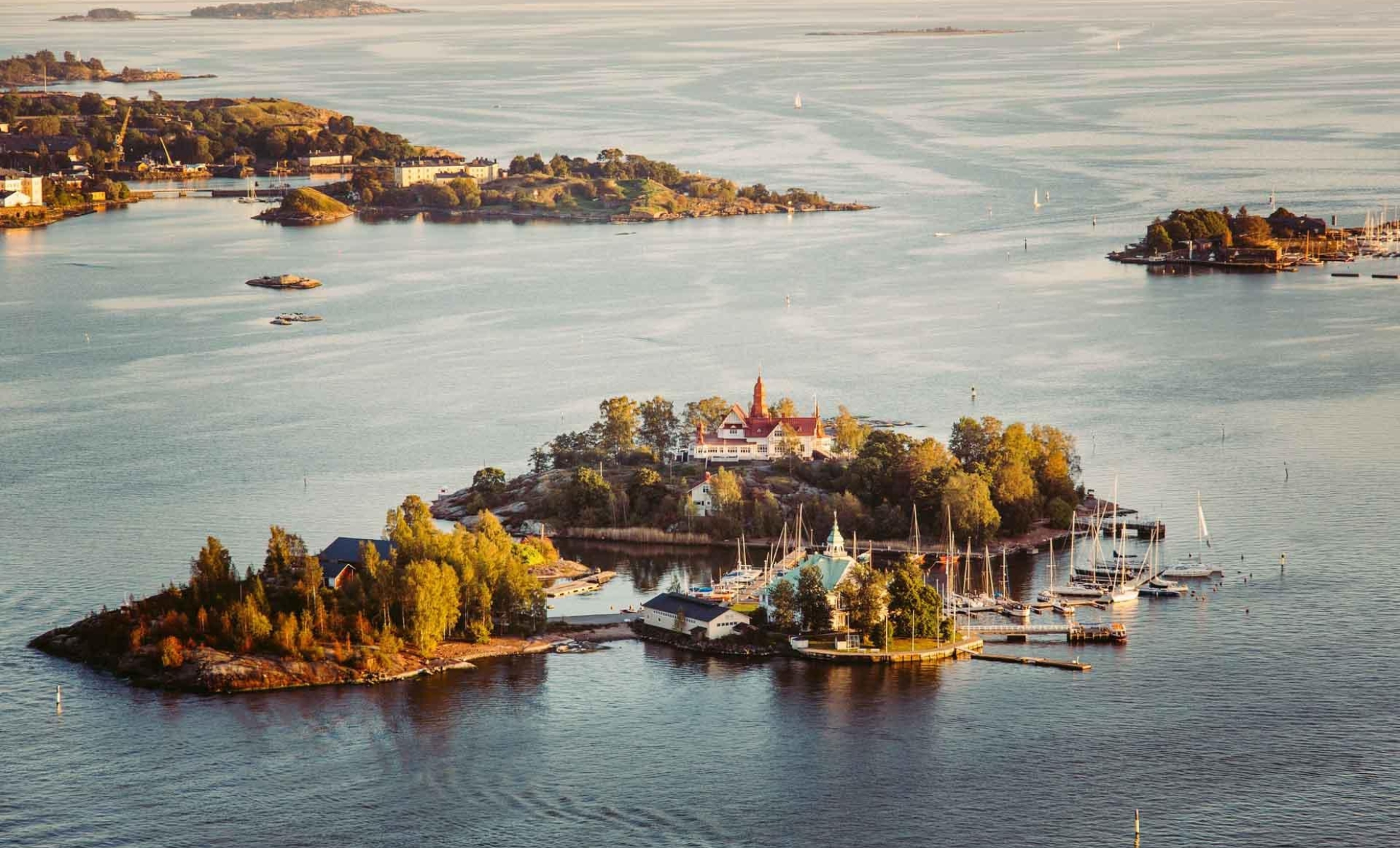 L'archipel d'Helsinki en Finlande