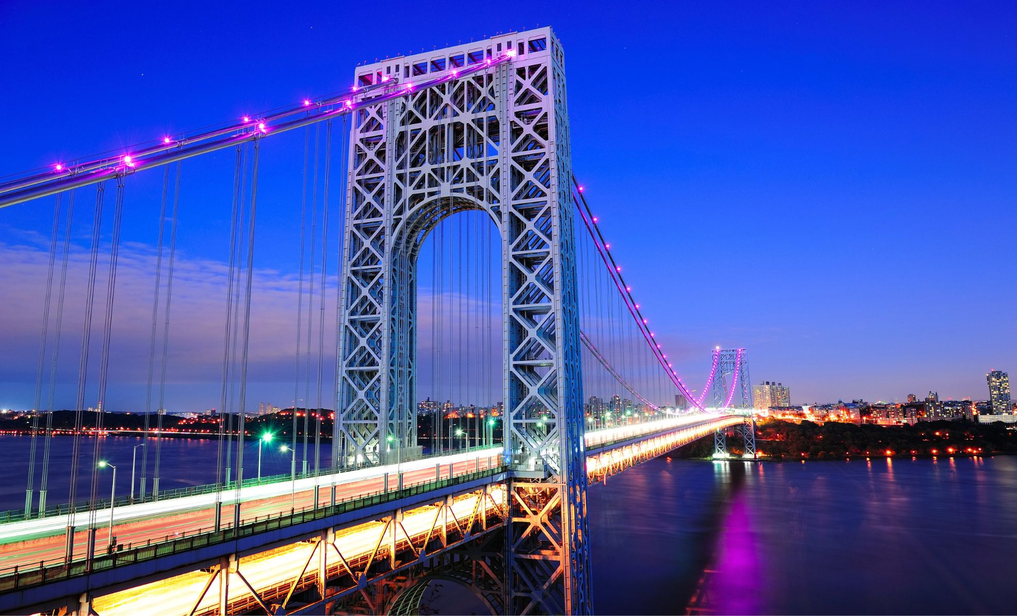 Le Pont George Washington à New York, États-Unis