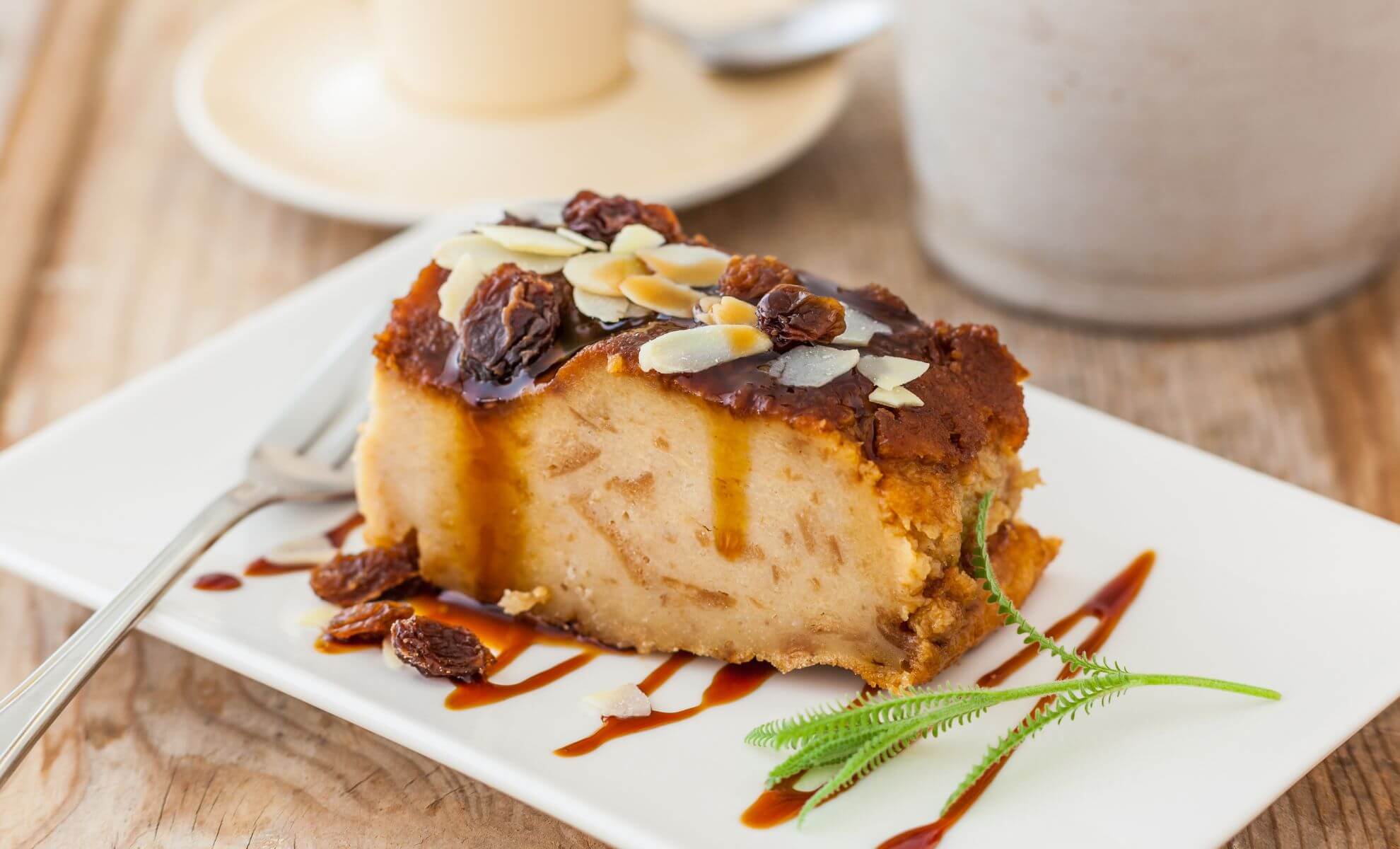 Le bread pudding dessert anglais