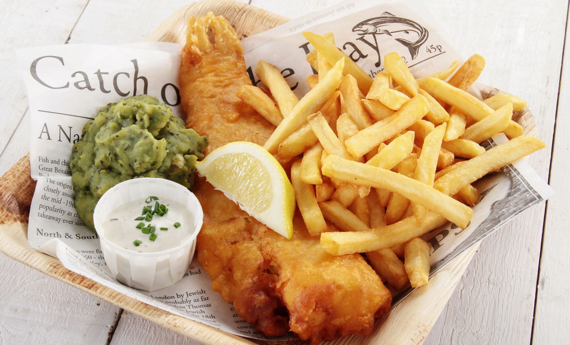 Le fish & chips plat gastronomique anglais