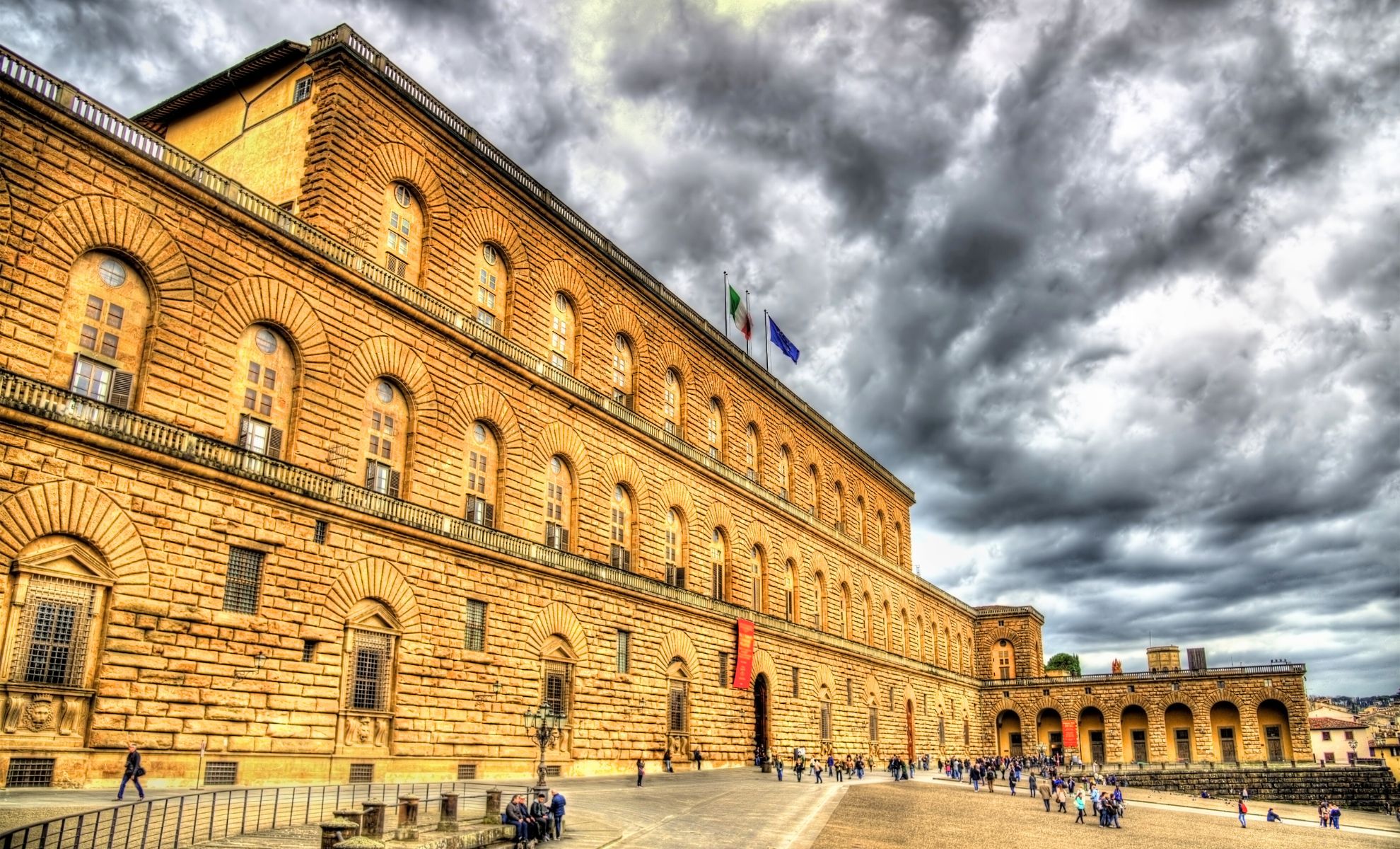Le palais pitti, Florence, Italie