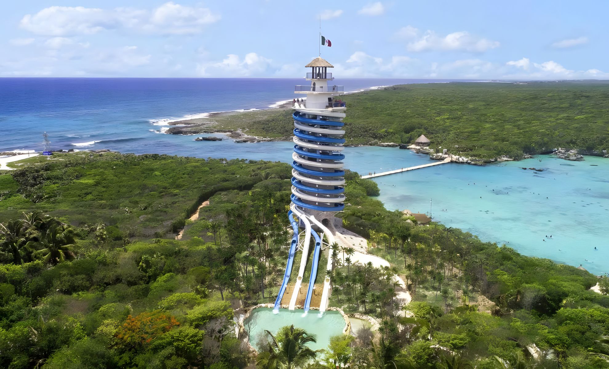 Le parc naturel de Xel-Ha de Cancún, Mexique