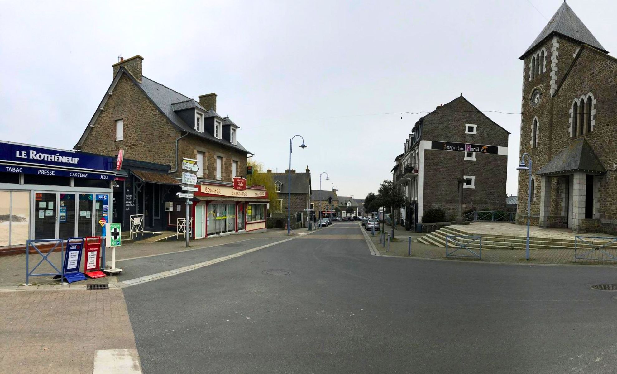 Le quartier de Rothéneuf, Saint-Malo, France