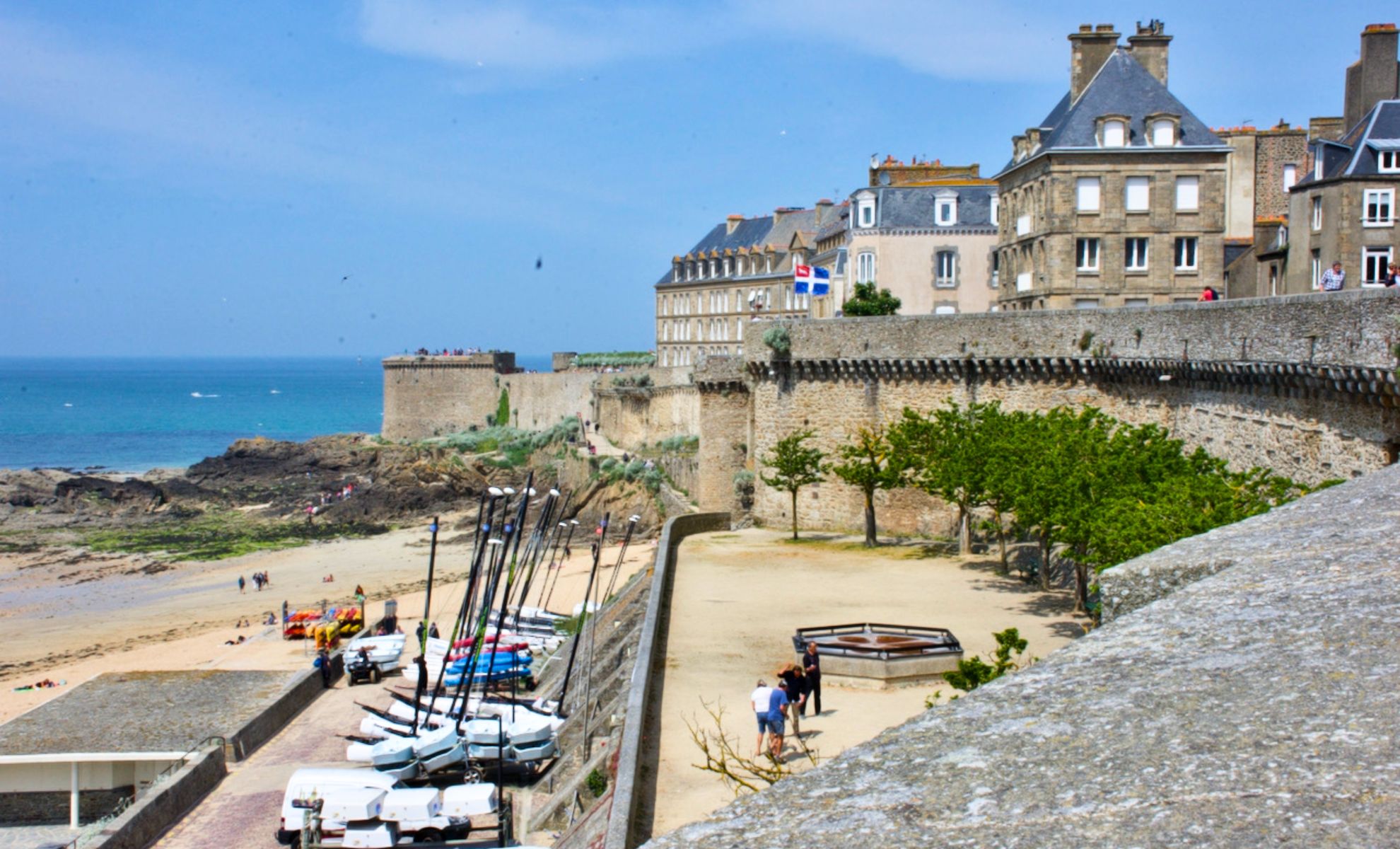 Le quartier de Saint-Servan, Saint-Malo, France