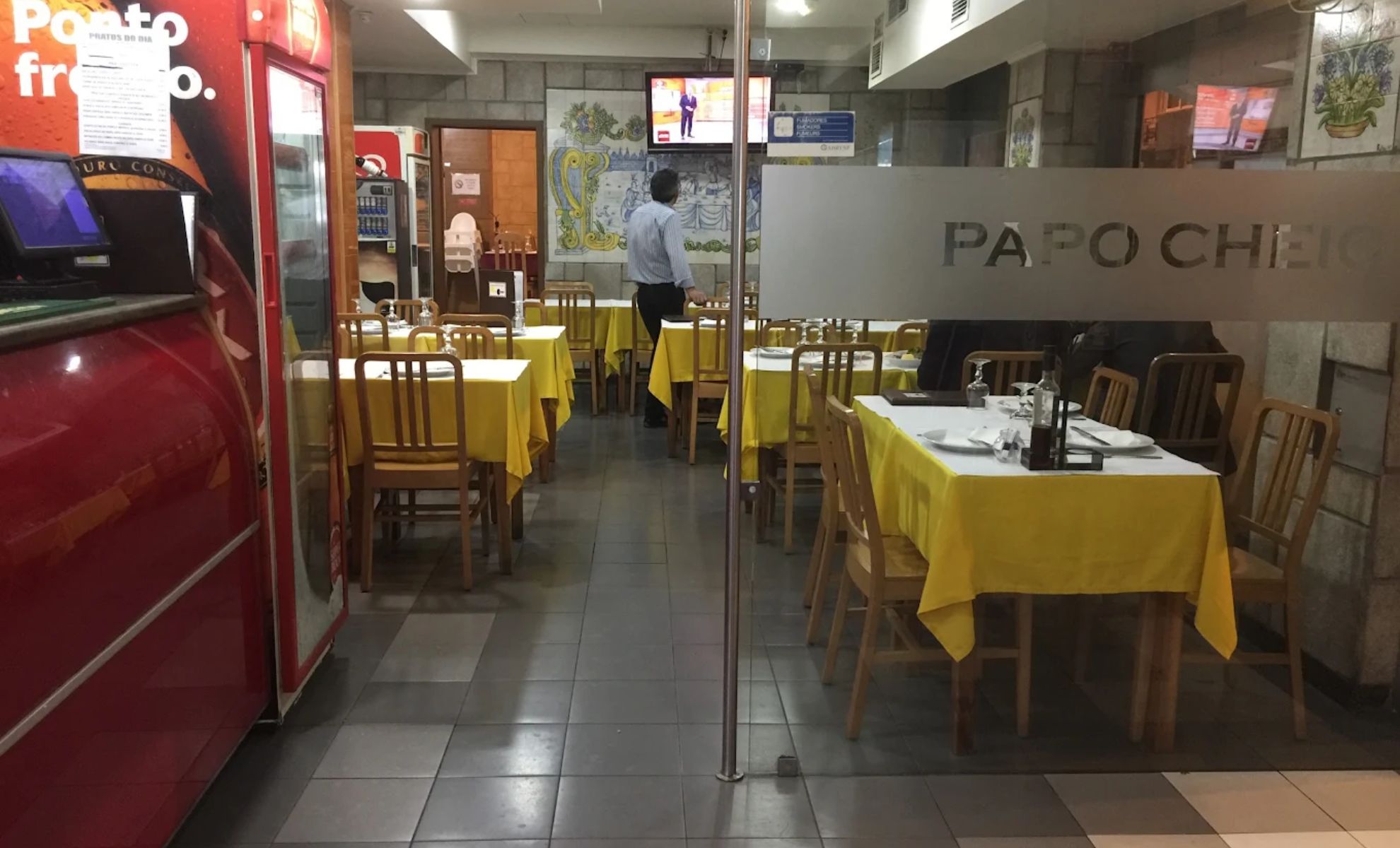 Le restaurant Papo Cheio, Lisbonne, Portugal