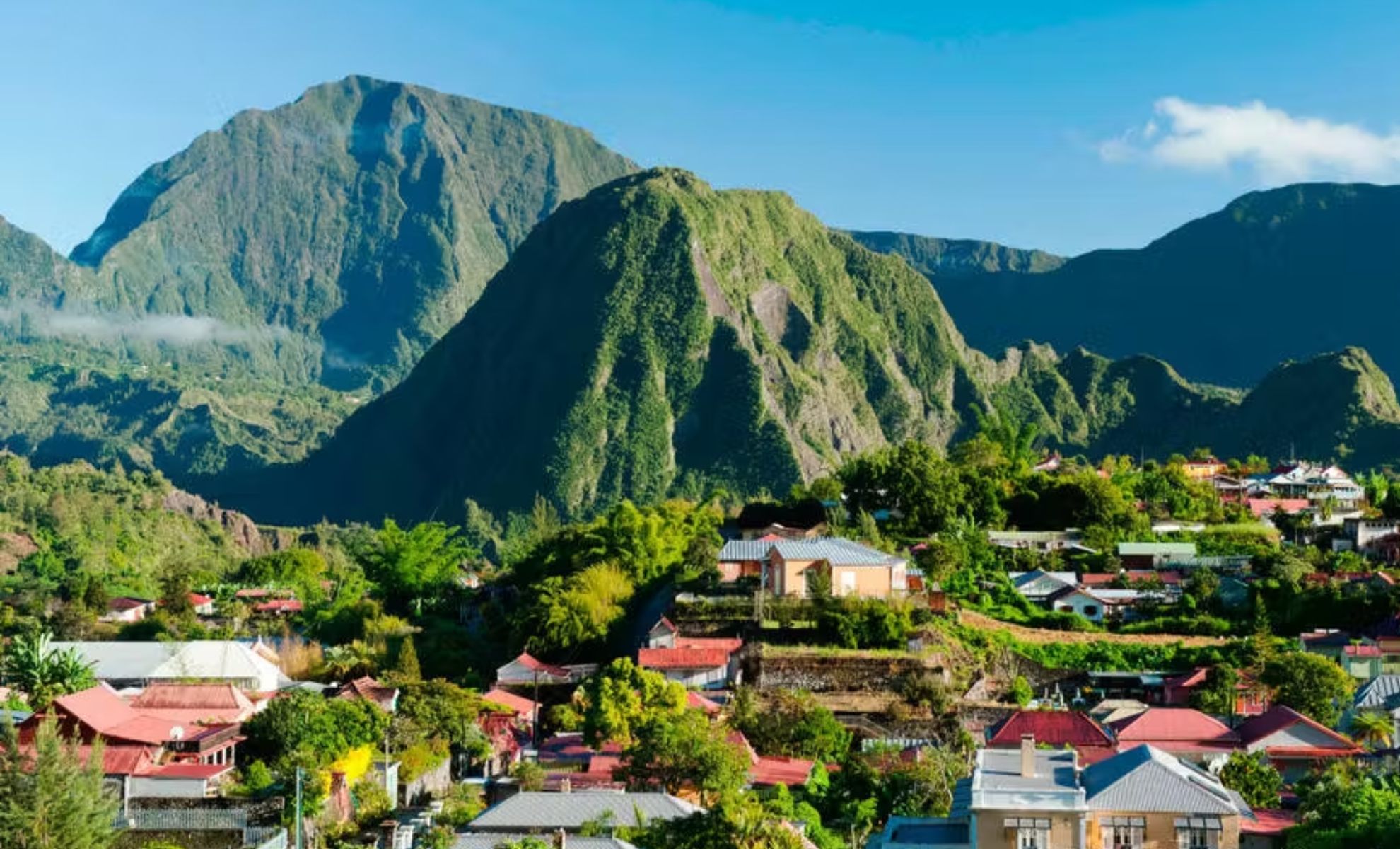 Le village de Hell-Bourg, la Réunion