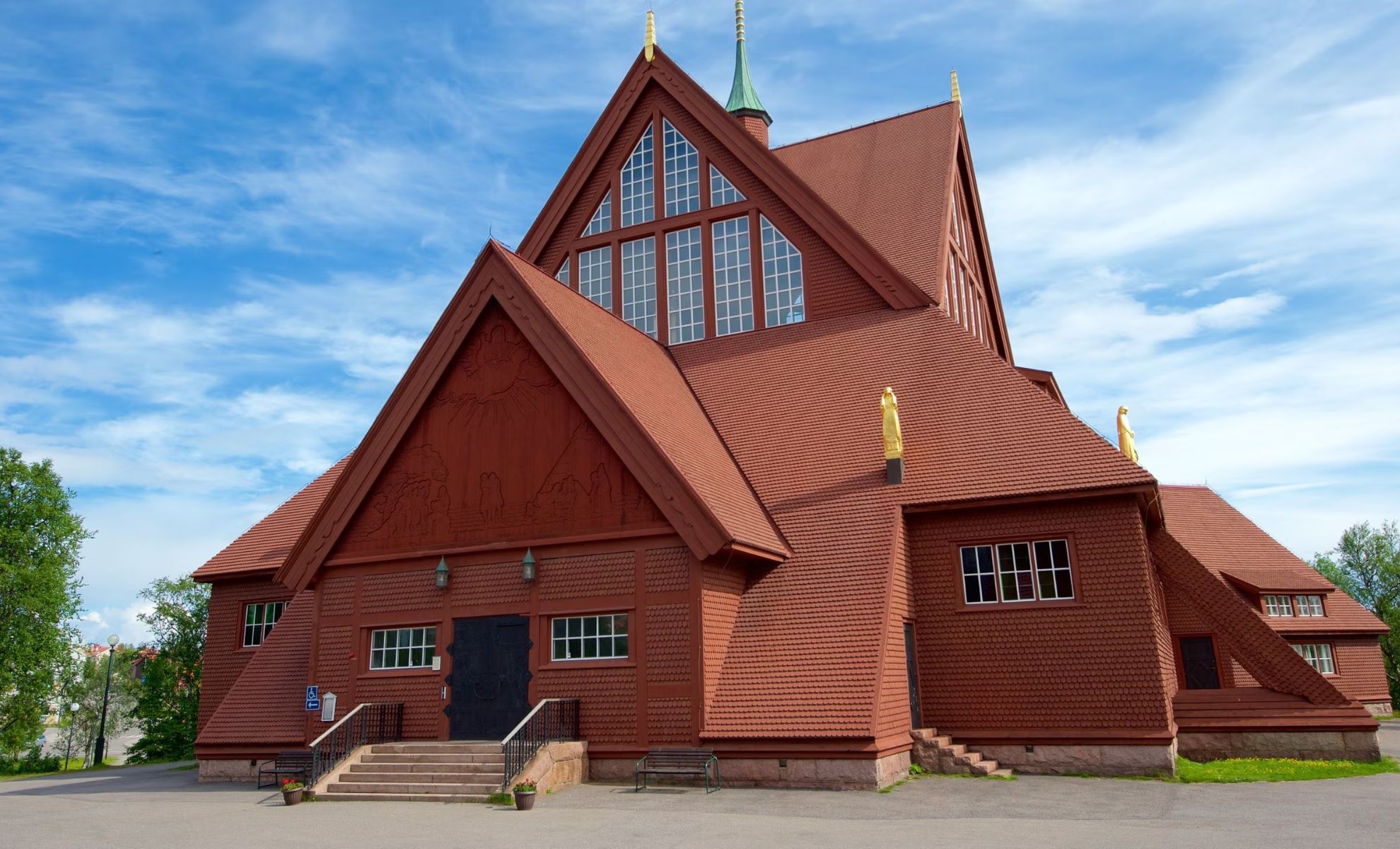L'eglise Kiruna Kyrka, Suéde