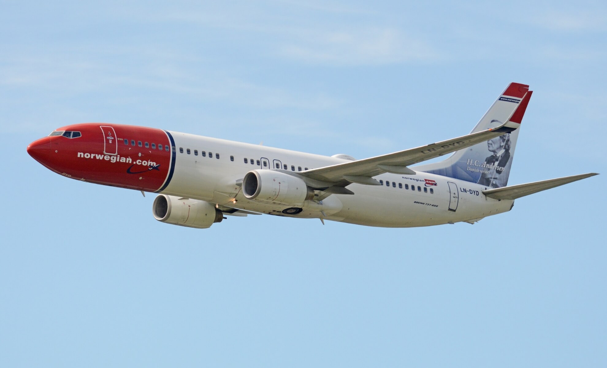 Avion de la compagnie aérienne Norwegian