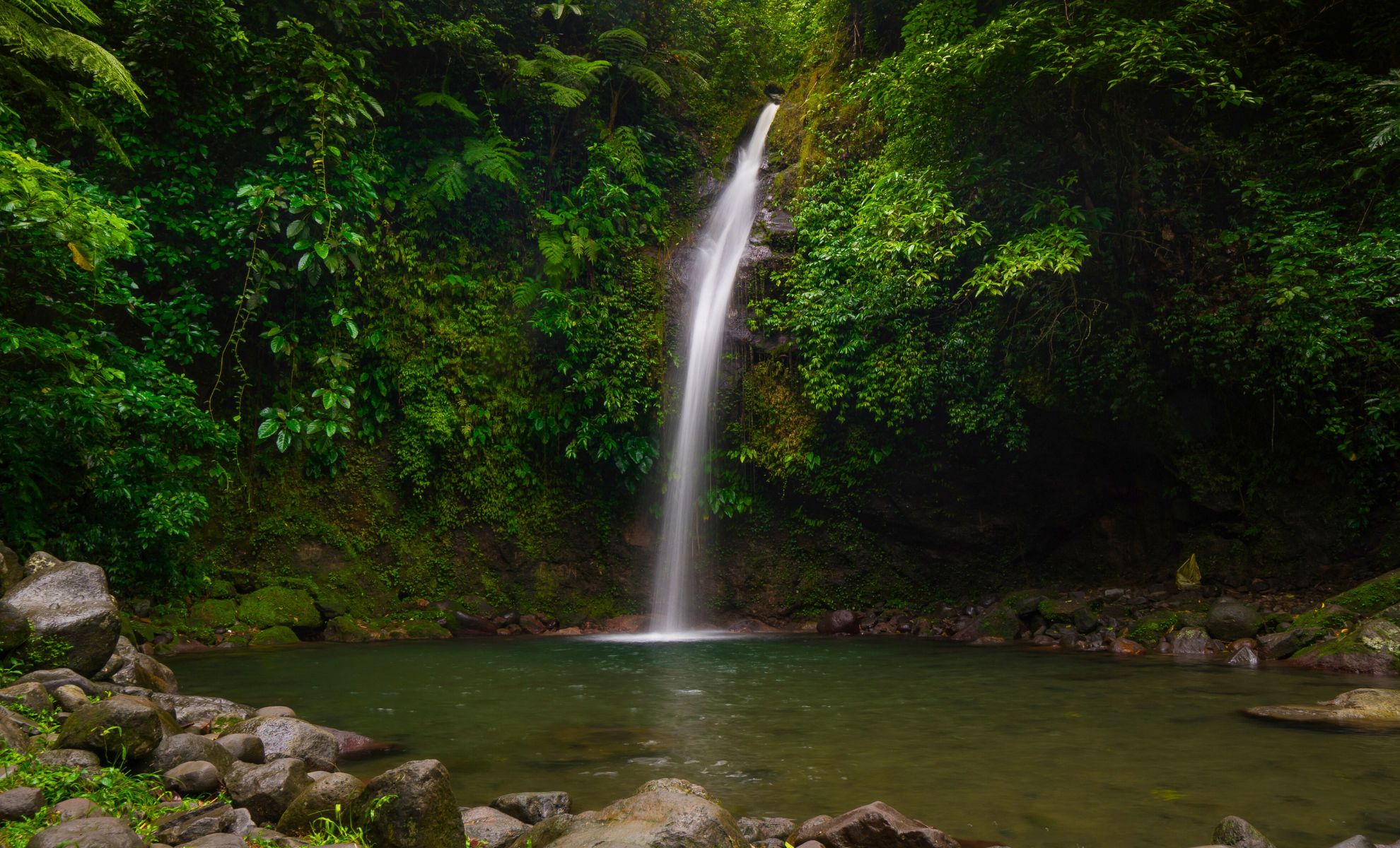 La Chute de busay, île de Poro, Philippines