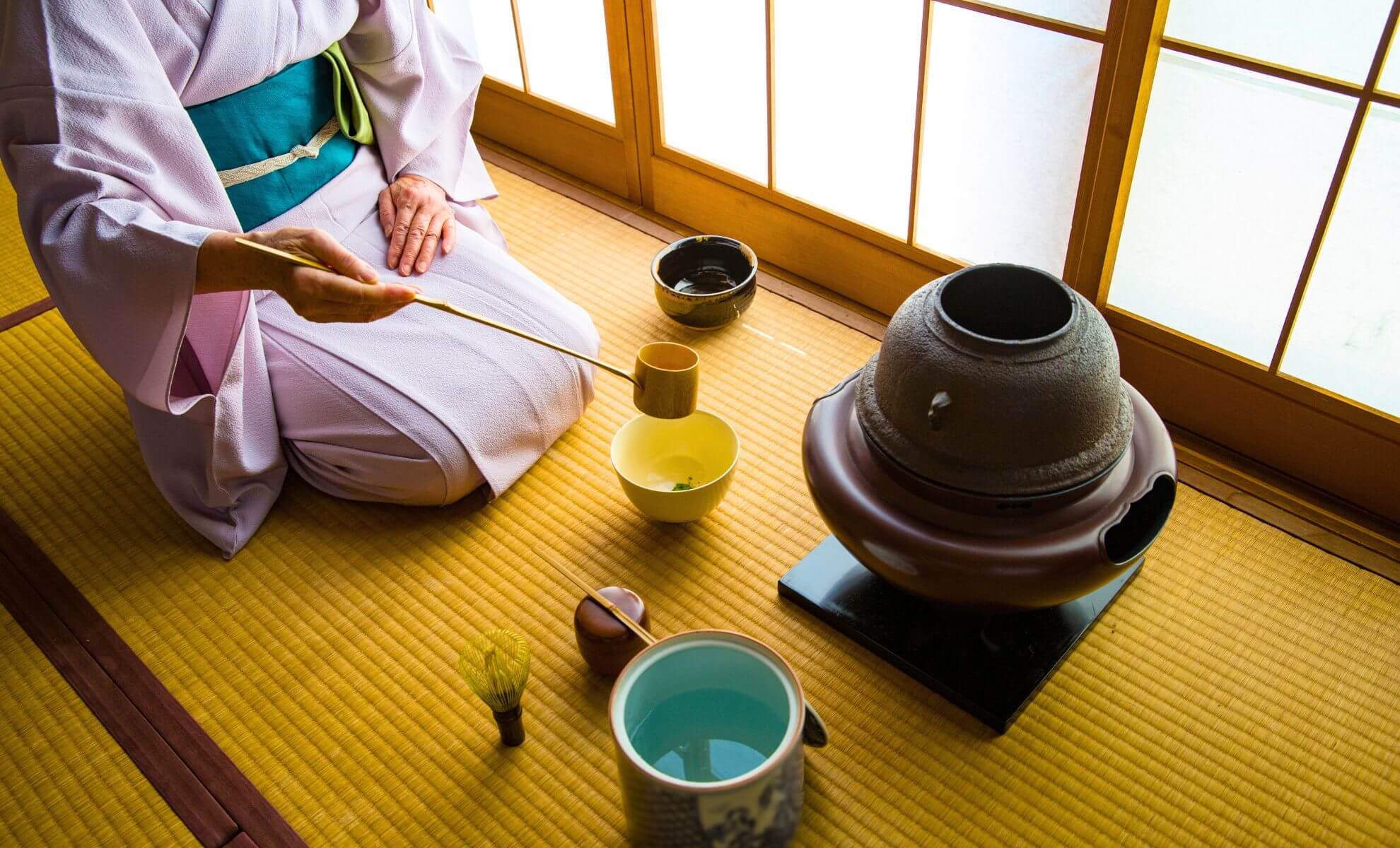 La cérémonie du thé à Tokyo, Japan