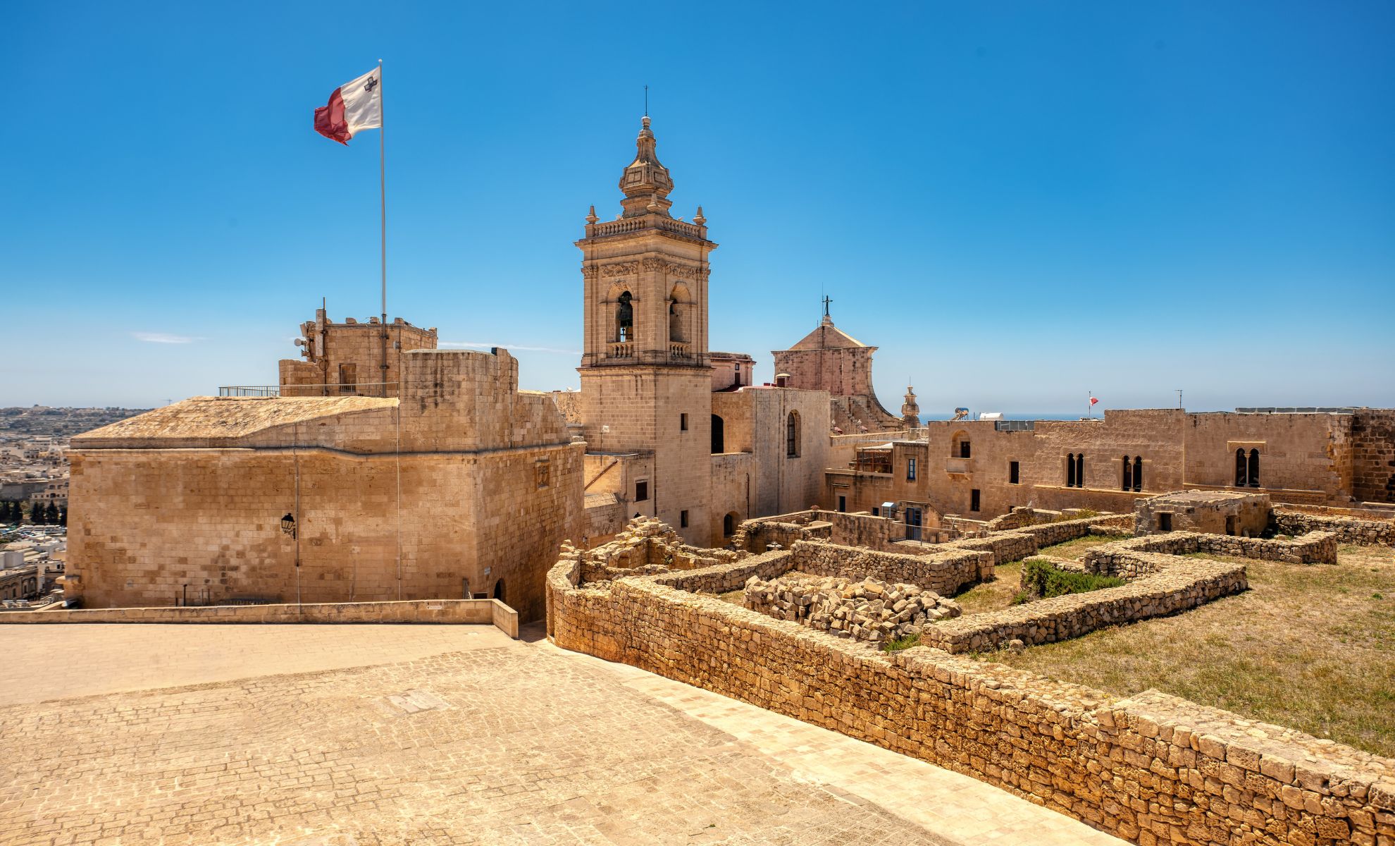 La citadelle de Victoria, Gozo, Malte